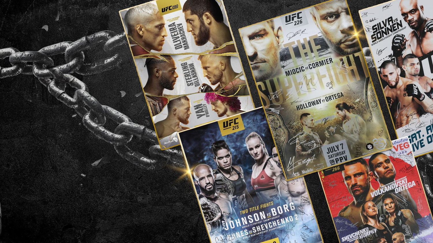 UFC opens vault of Autographed Event Posters spanning 25 Years for auction