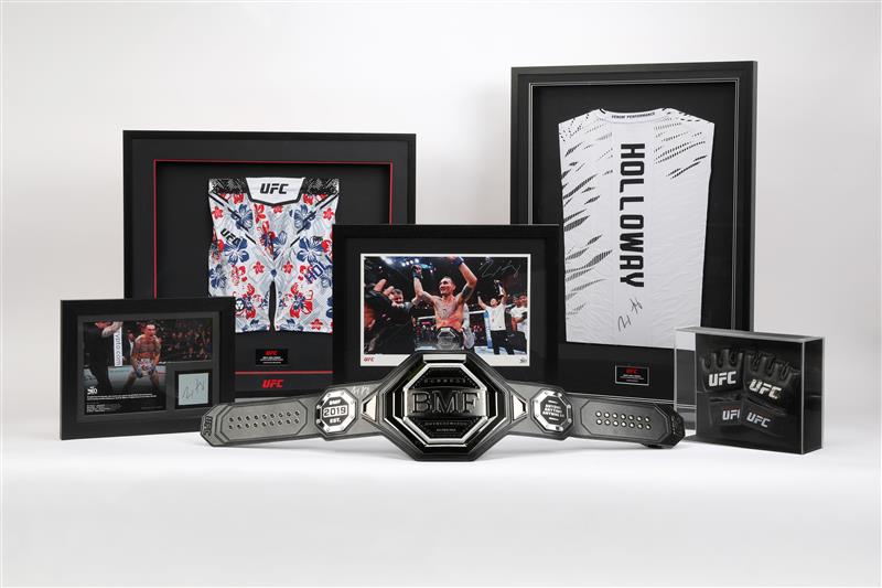 UFC Collectibles Unveils Huge Max Holloway Signed Memorabilia Collection