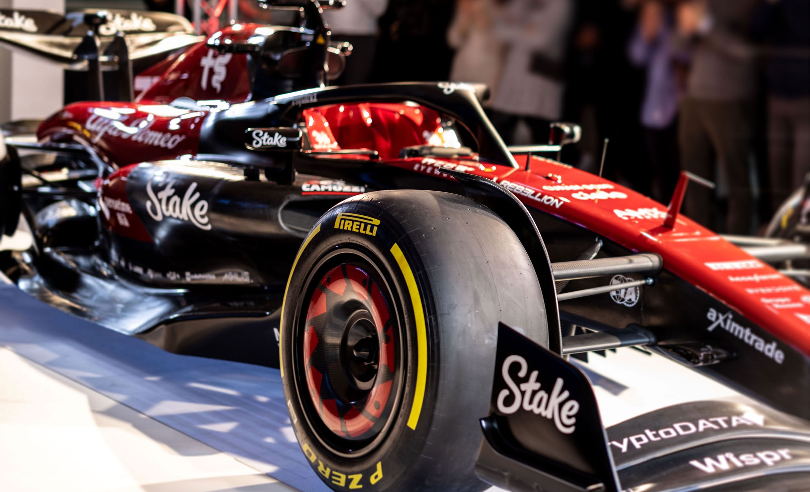 Memento Exclusives Builds and Auctions Alfa Romeo F1 Team Stakes 2023 Launch Car