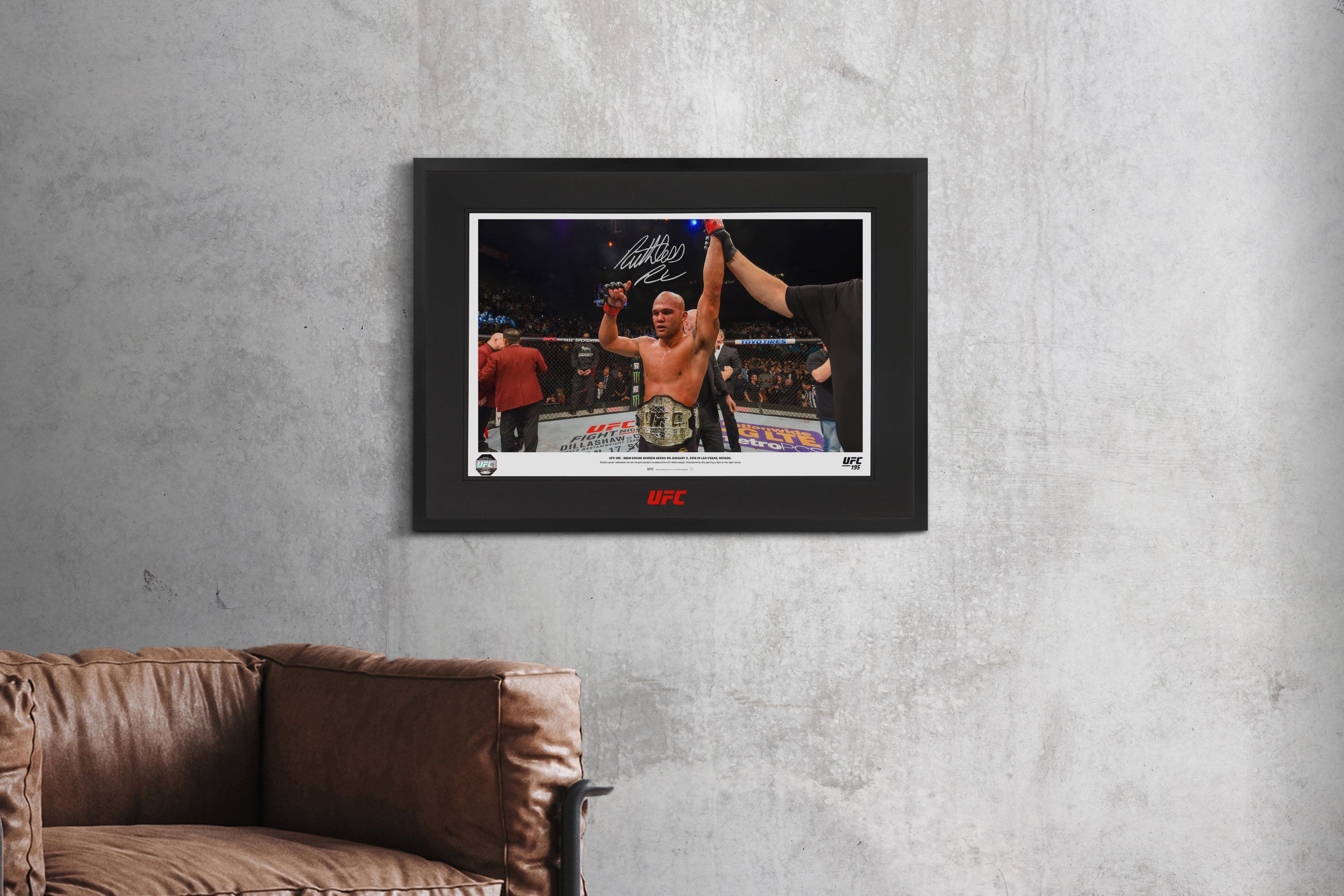 Robbie Lawler Signed Photo UFC 195