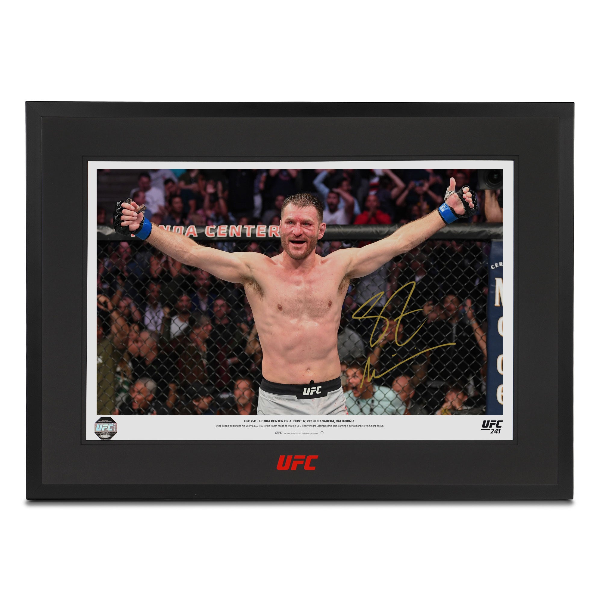 Stipe Miocic Signed Photo UFC 241