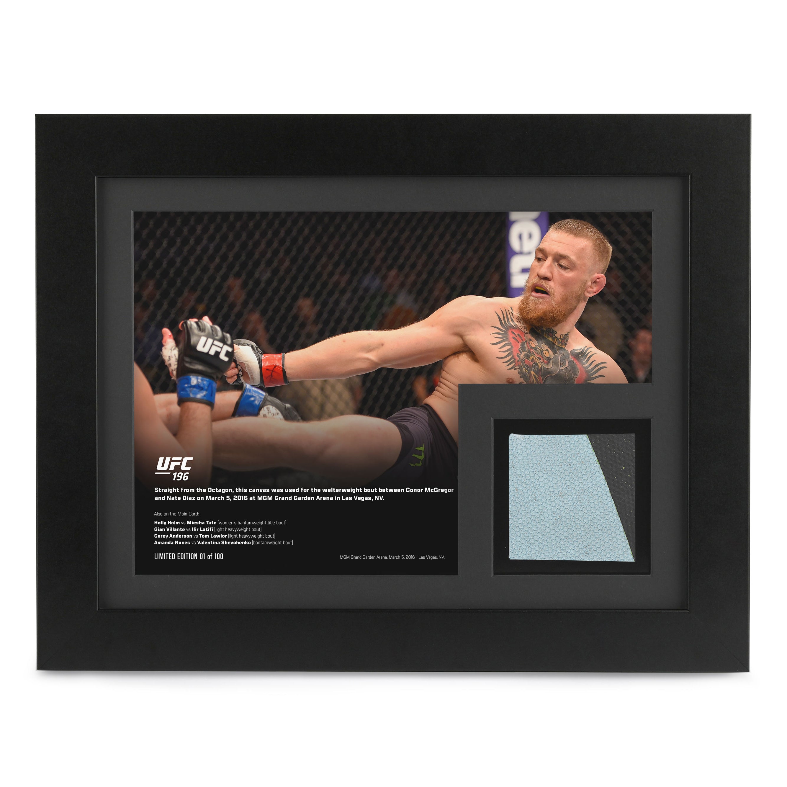 Conor McGregor Limited Edition UFC 196 Canvas & Photo