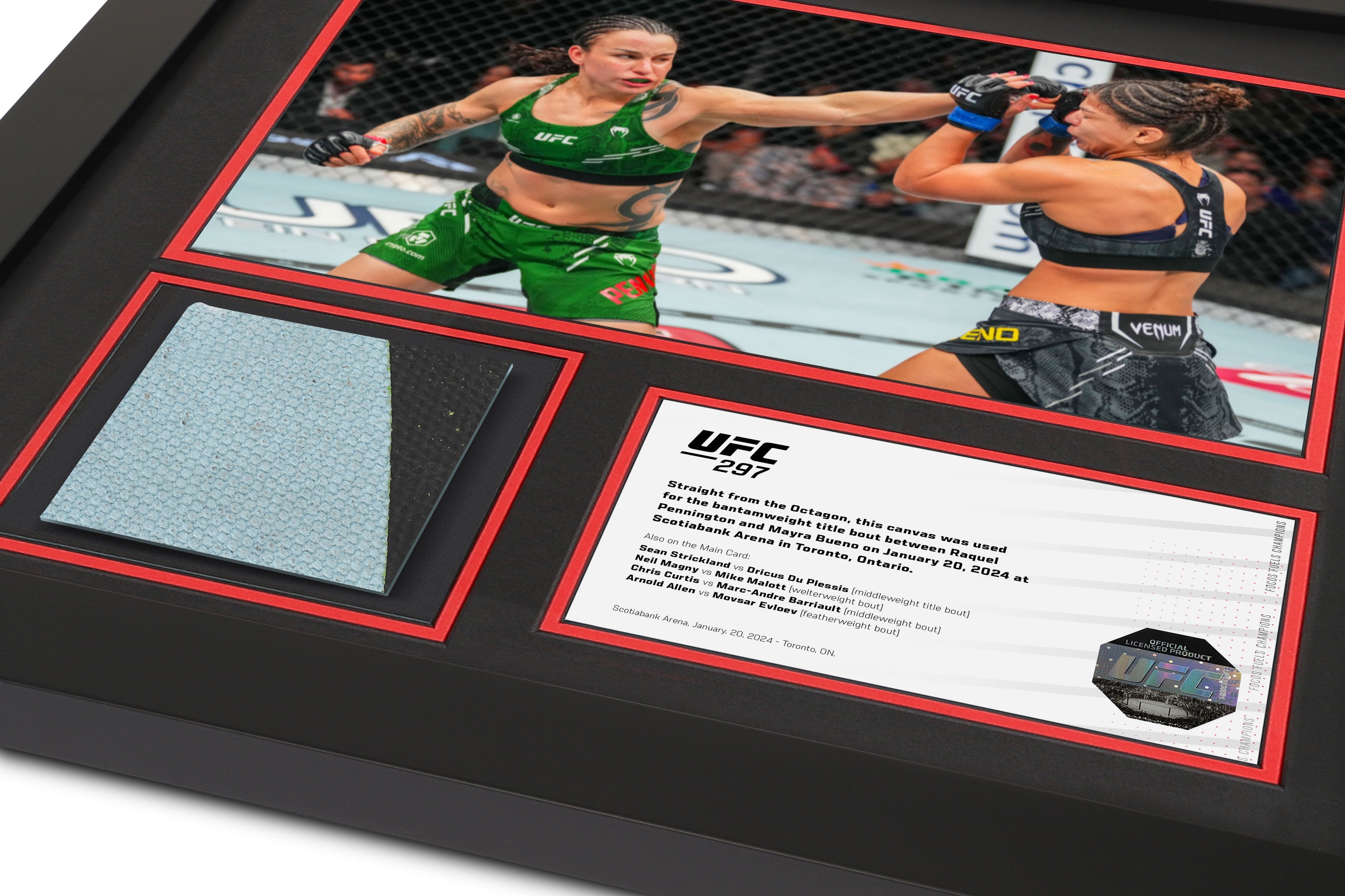 UFC 297: Pennington vs Bueno Silva Event Canvas & Photo