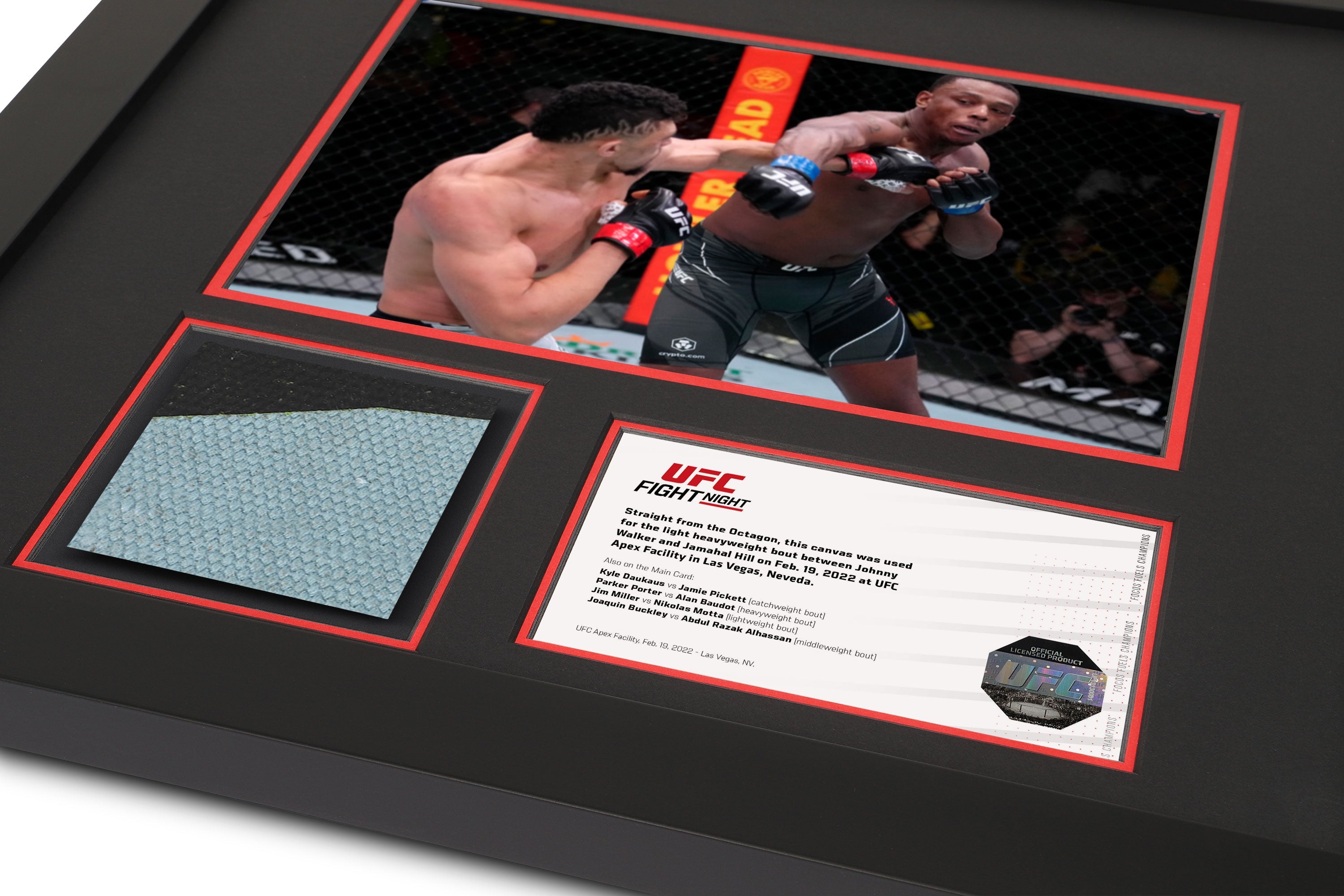 UFC Fight Night: Walker vs Hill 2022 Canvas & Photo