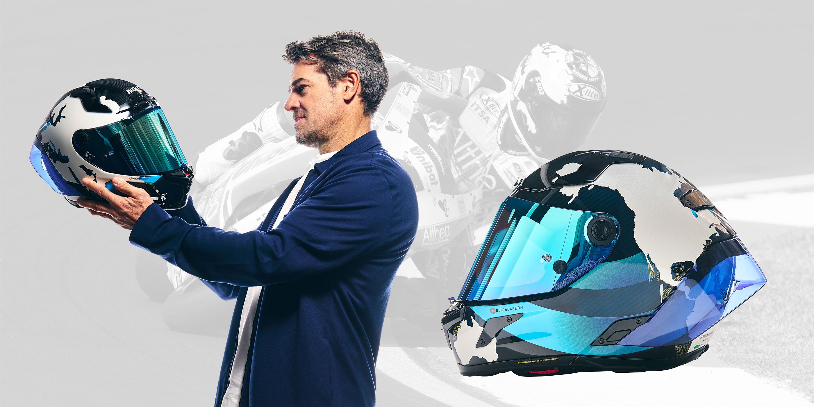 LIMITED EDITION NOLAN HELMET SIGNED BY SUPERBIKE LEGEND CARLOS CHECA, TO BE AUCTIONED BY MOTOGP™ AUTHENTICS FOR CHARITY