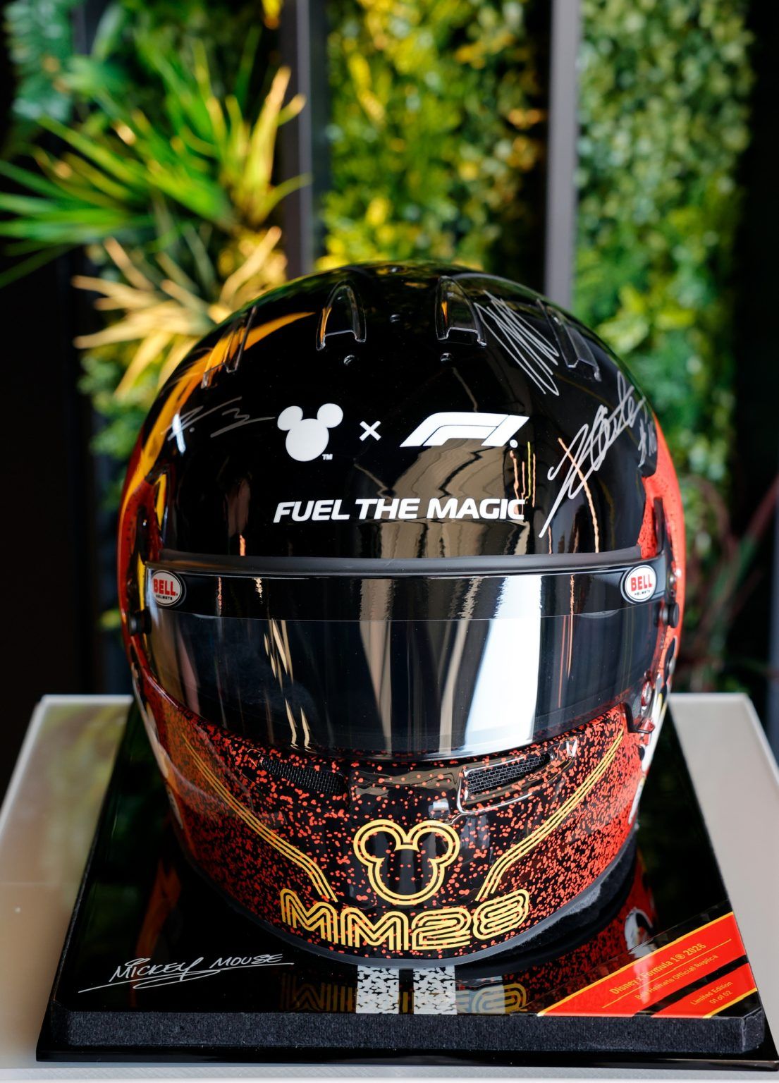 Disney and F1® Unveil Custom Helmet Initiative Supporting Make-A-Wish, Auctioned by F1® Authentics