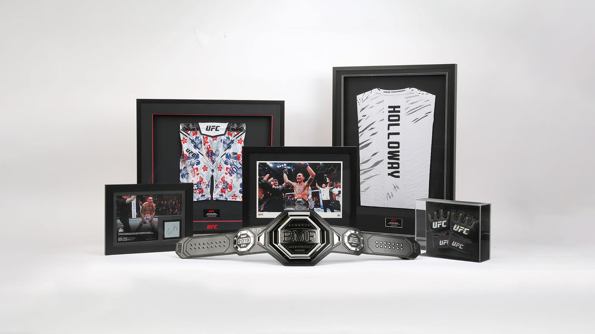 UFC Collectibles Unveils Huge Max Holloway Signed Memorabilia Collection