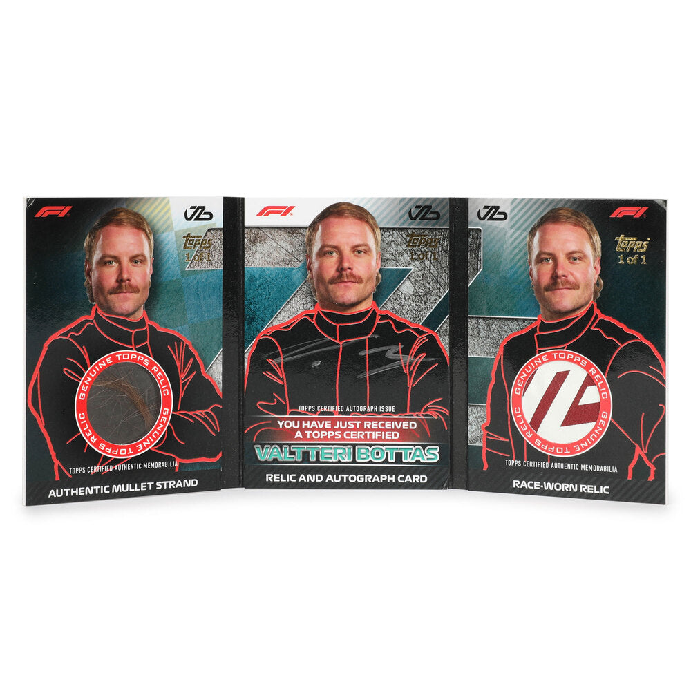 Valtteri Bottas Special Edition Topps Card – Movember