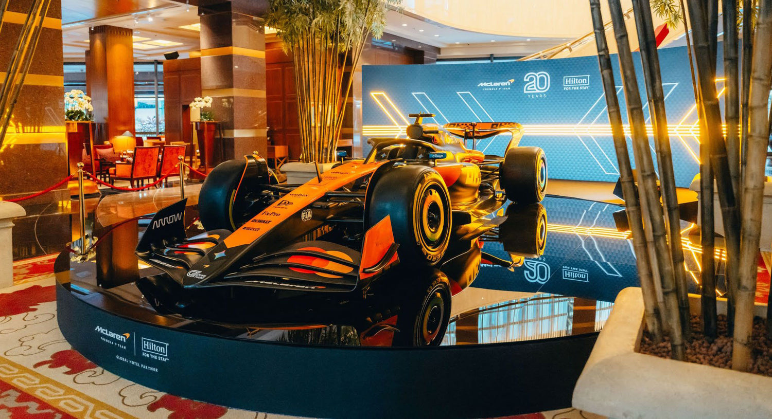 Hilton x McLaren at Conrad Singapore