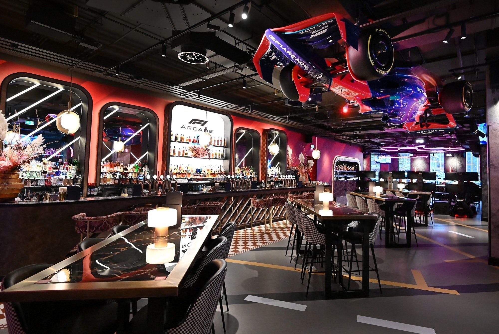 F1 Arcade Birmingham: The Car on the Ceiling