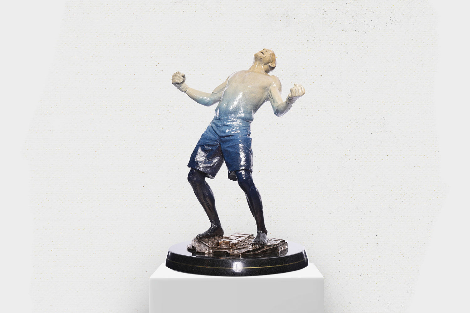 ONE-OF-A-KIND CHUCK LIDDELL BLUE DIAMOND STATUE AVAILABLE THIS WEEK ONLY 