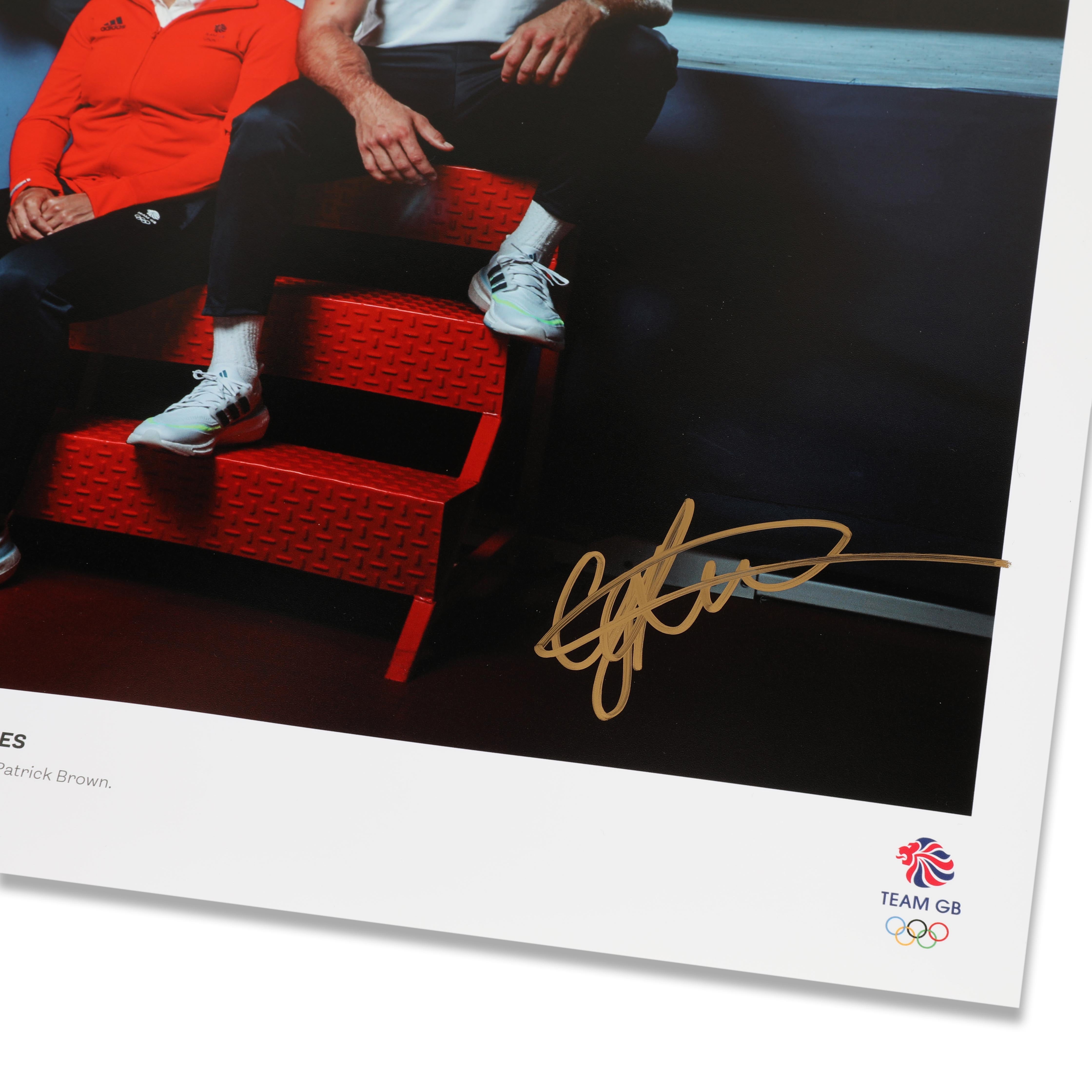 Team GB Boxing Team Signed 2024 Paris Olympics Photo - The Road To Paris 2024