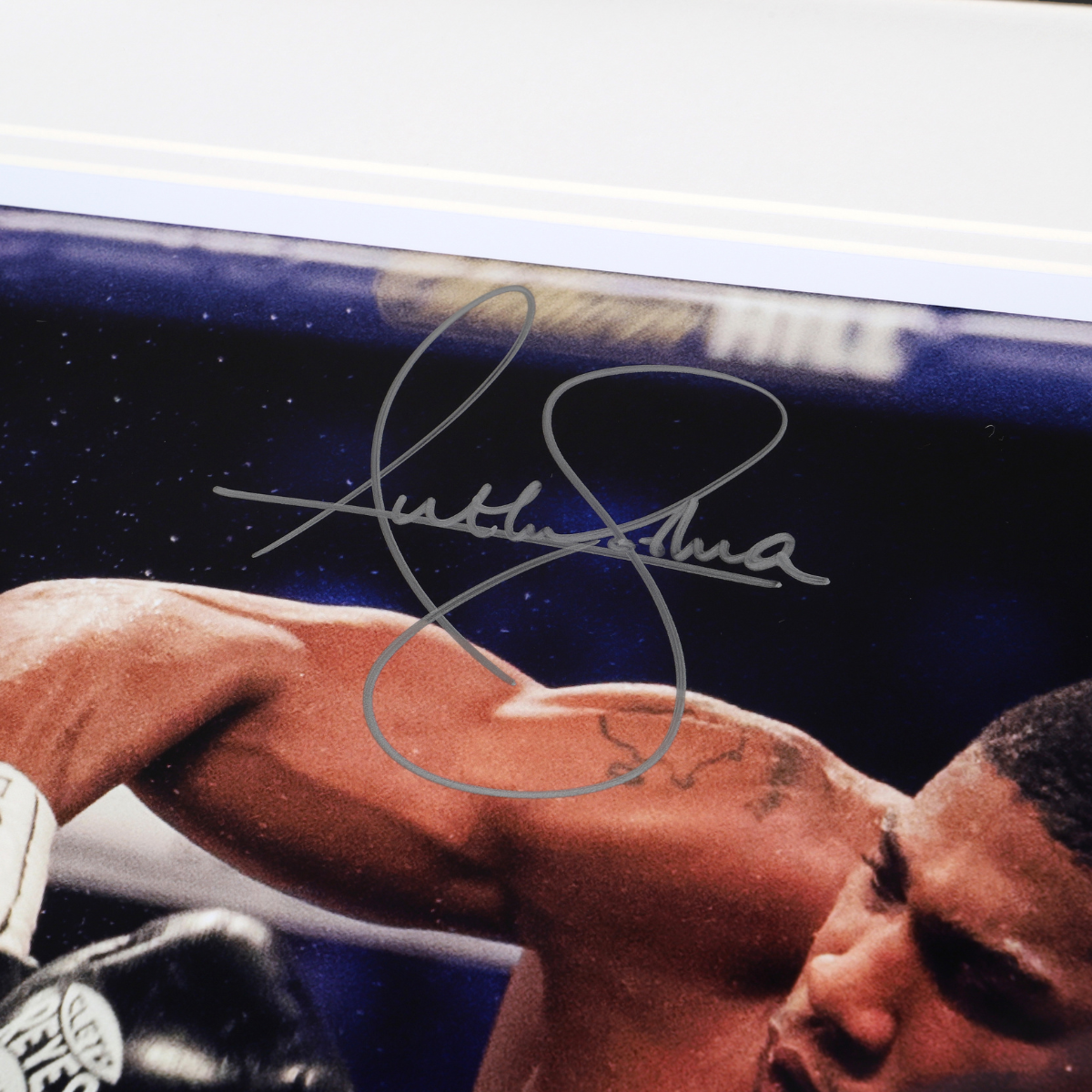 Anthony Joshua Vs Joseph Parker Fight Official Signed Photo