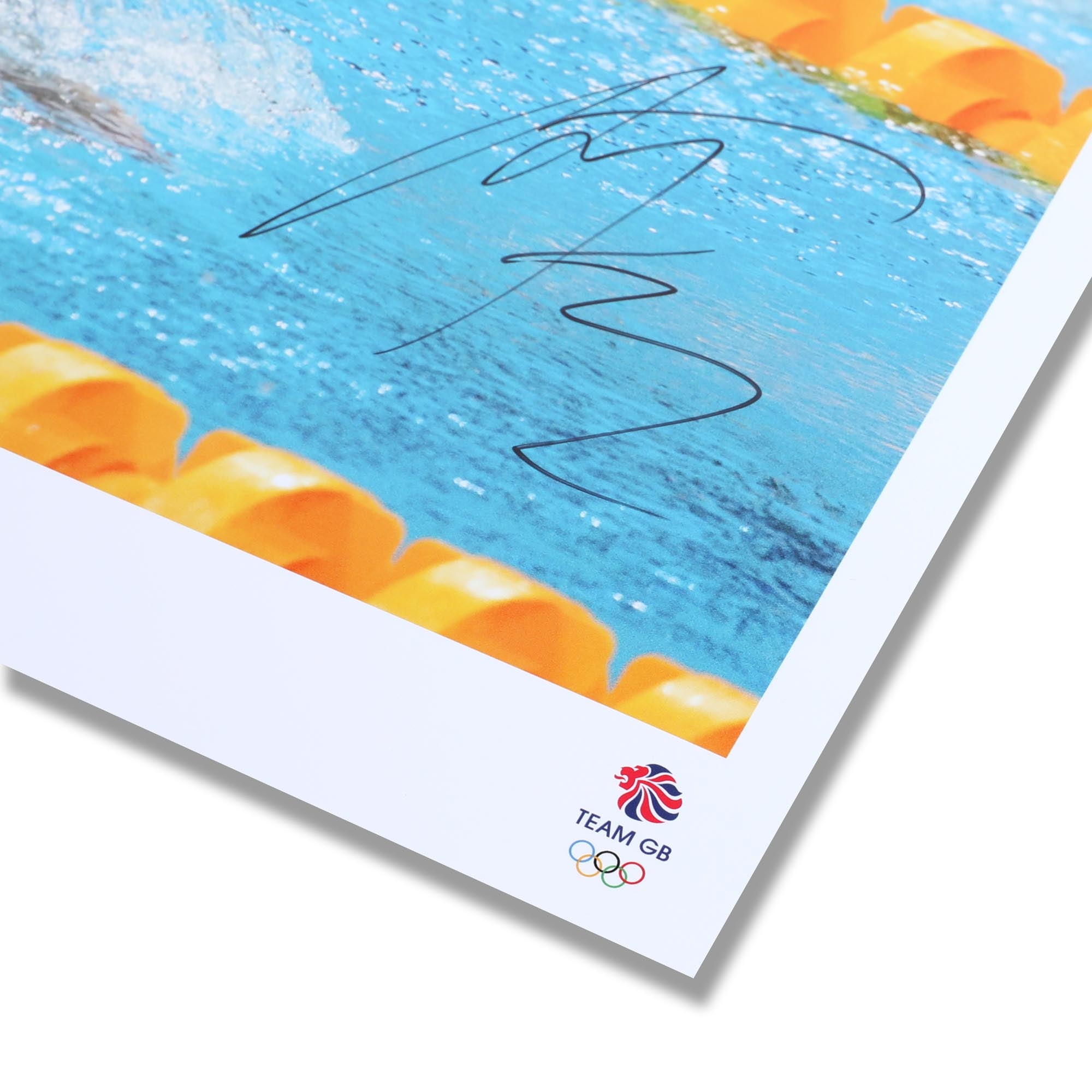 Adam Peaty 2020 Tokyo Olympic Games Signed Swimming 100m Breaststroke Photo