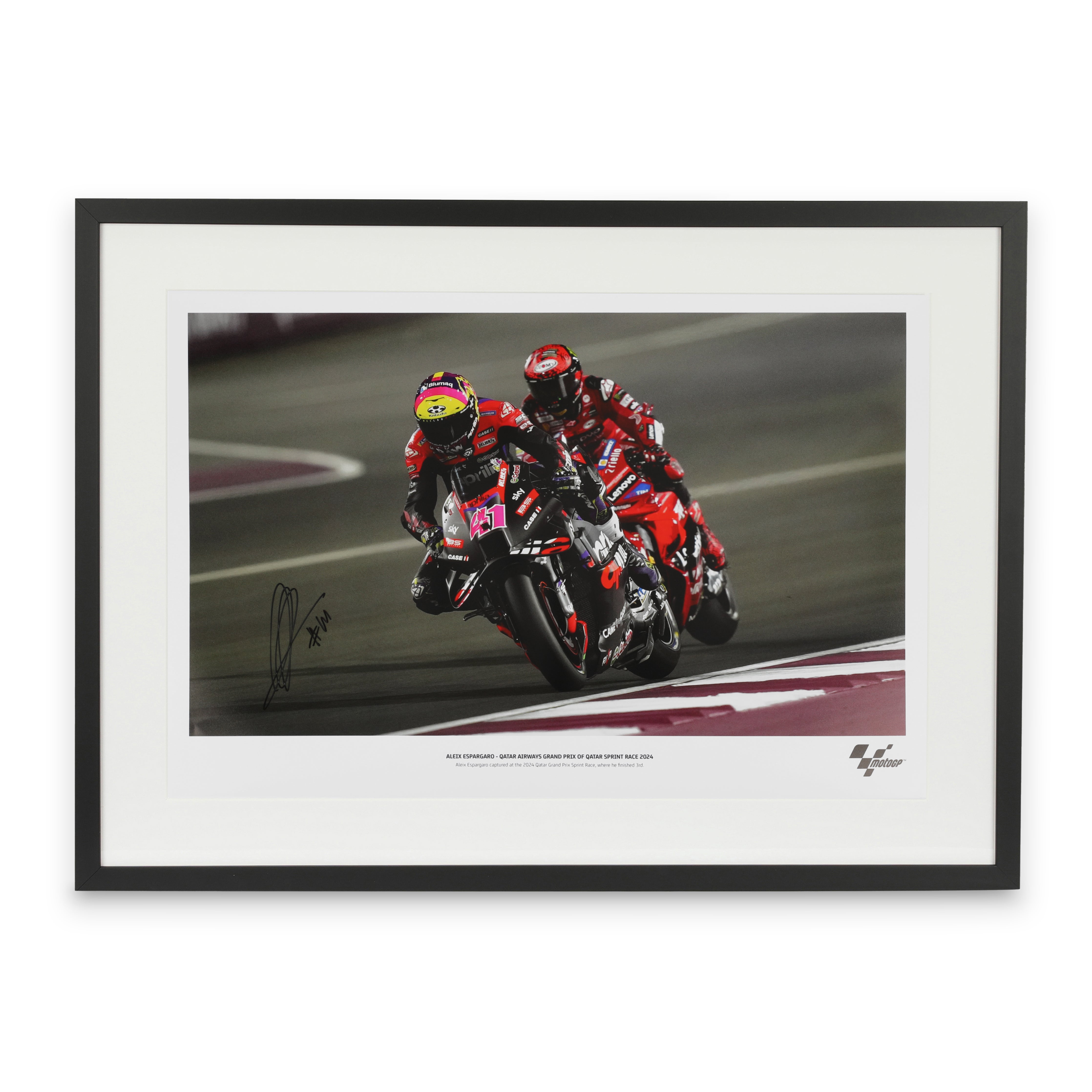 Aleix Espargaró 2024 Signed Photo – Qatar Sprint Race