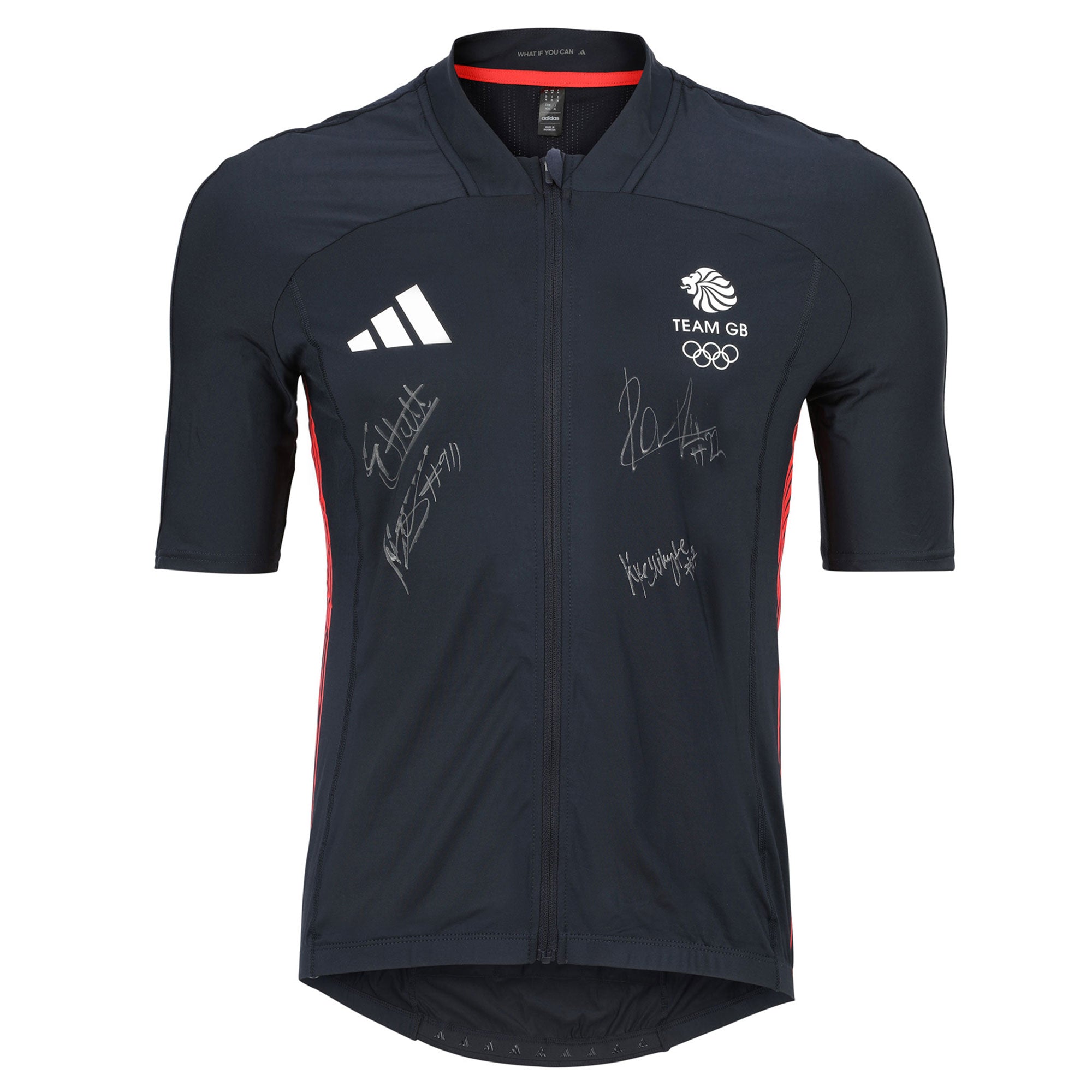 Team GB BMX Racing Team Paris 2024 Olympic Games Signed Cycling Jersey