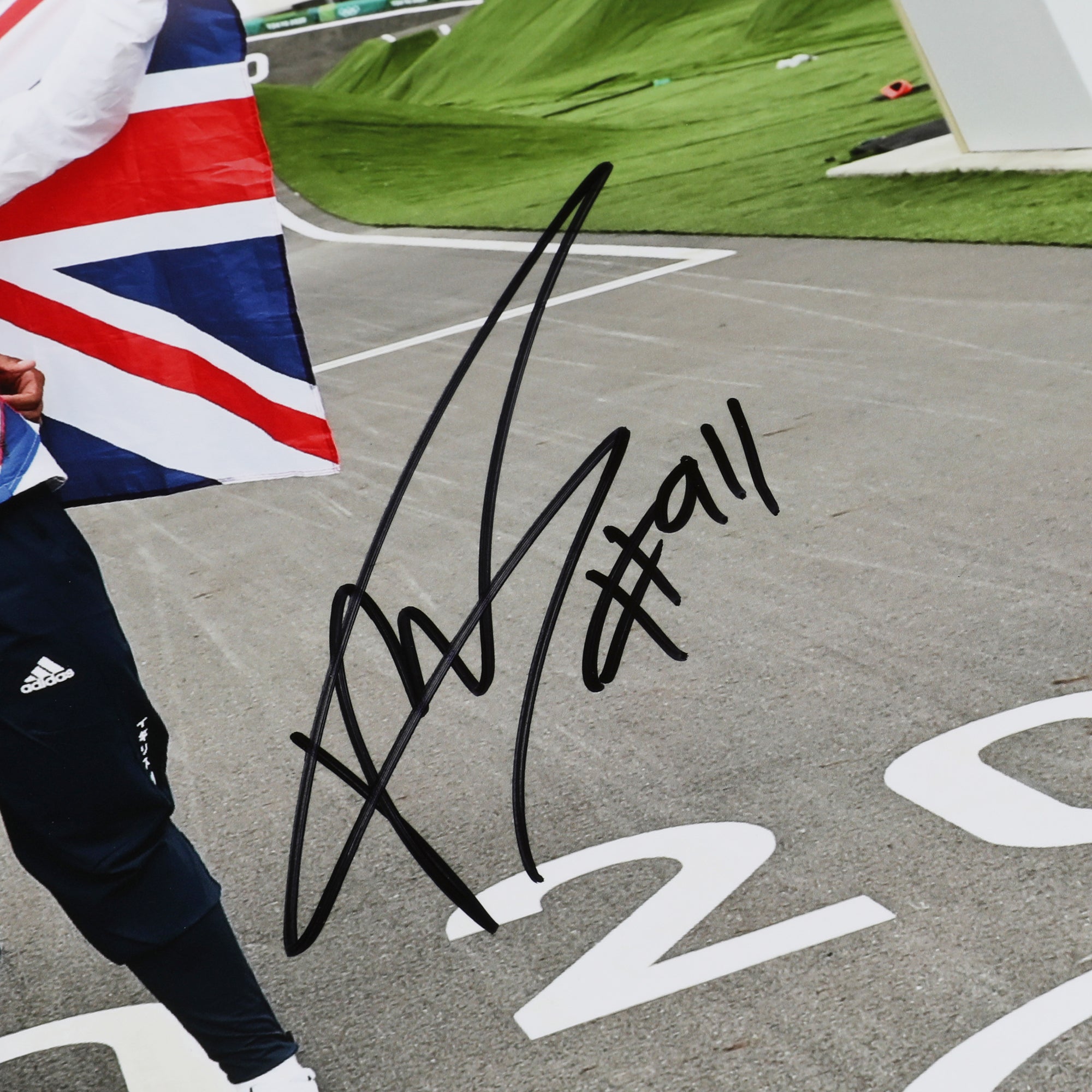 Team GB BMX Racing 2020 Tokyo Olympic Games Signed BMX Racing Photo