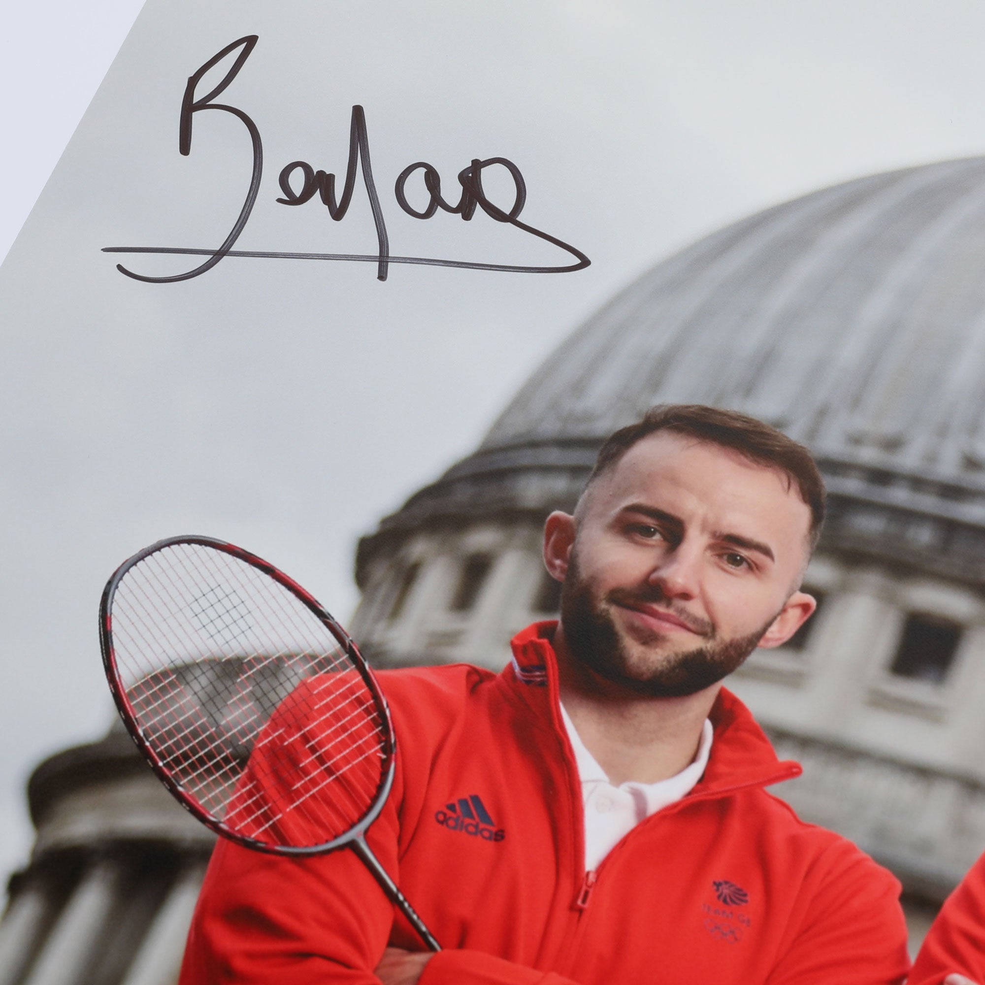 Team GB Badminton Team Road to the Paris 2024 Olympic Games Signed Photo