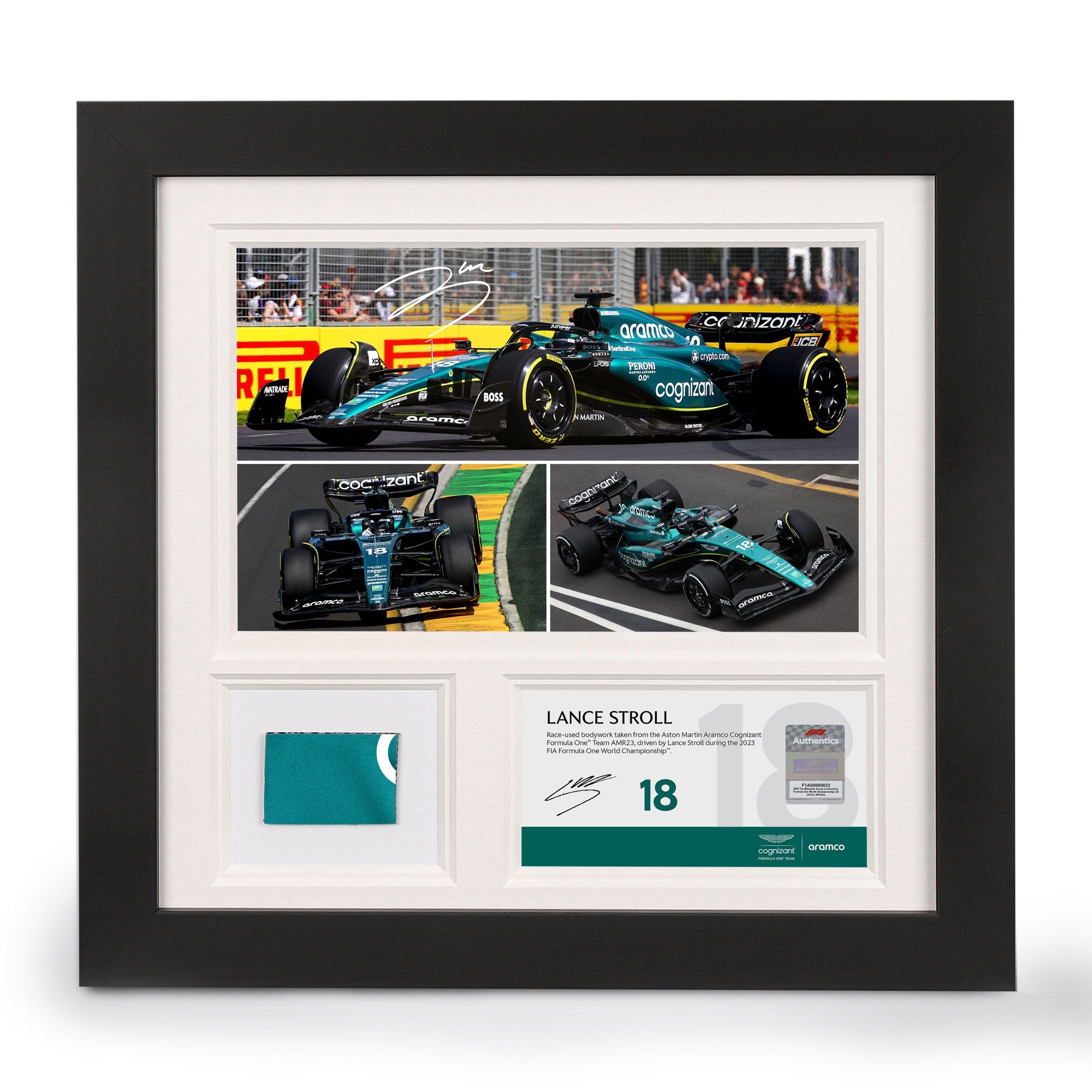 Lance Stroll 2023 Signed Bodywork & Photo – Australian GP