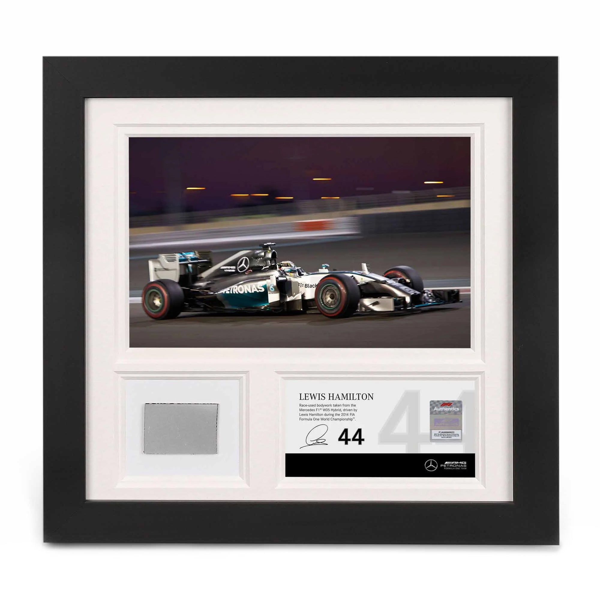 Lewis Hamilton 2014 Bodywork & Photo – Abu Dhabi GP