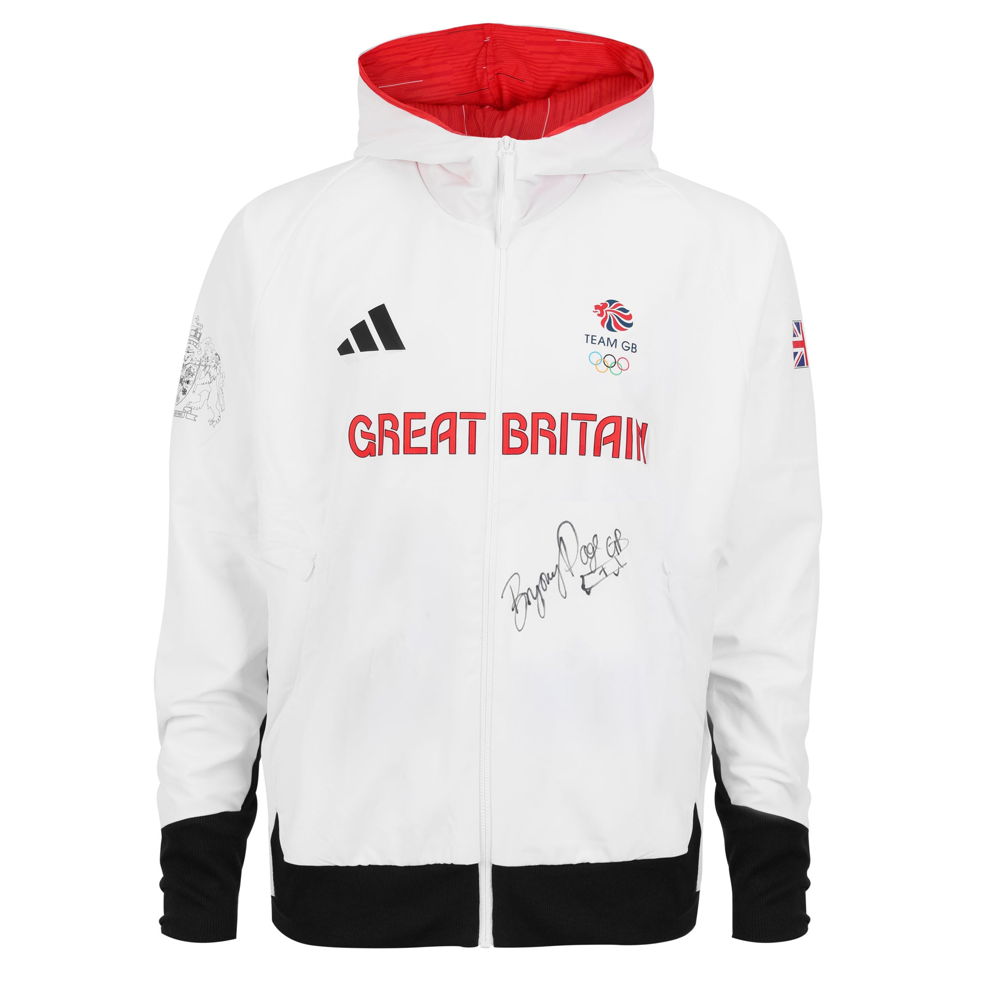 Bryony Page Signed Team GB 2024 Paris Olympics Podium Jacket - Trampolining