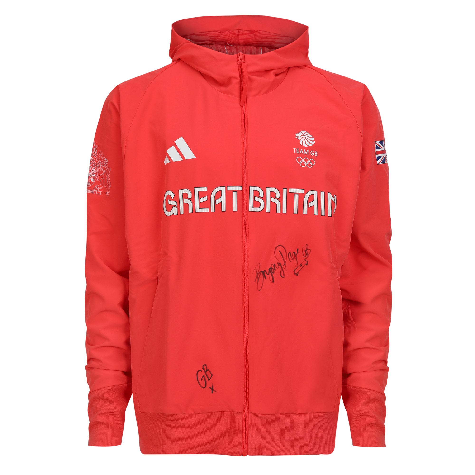 Bryony Page Signed Team GB 2024 Paris Olympics Presentation Hoodie - Trampolining