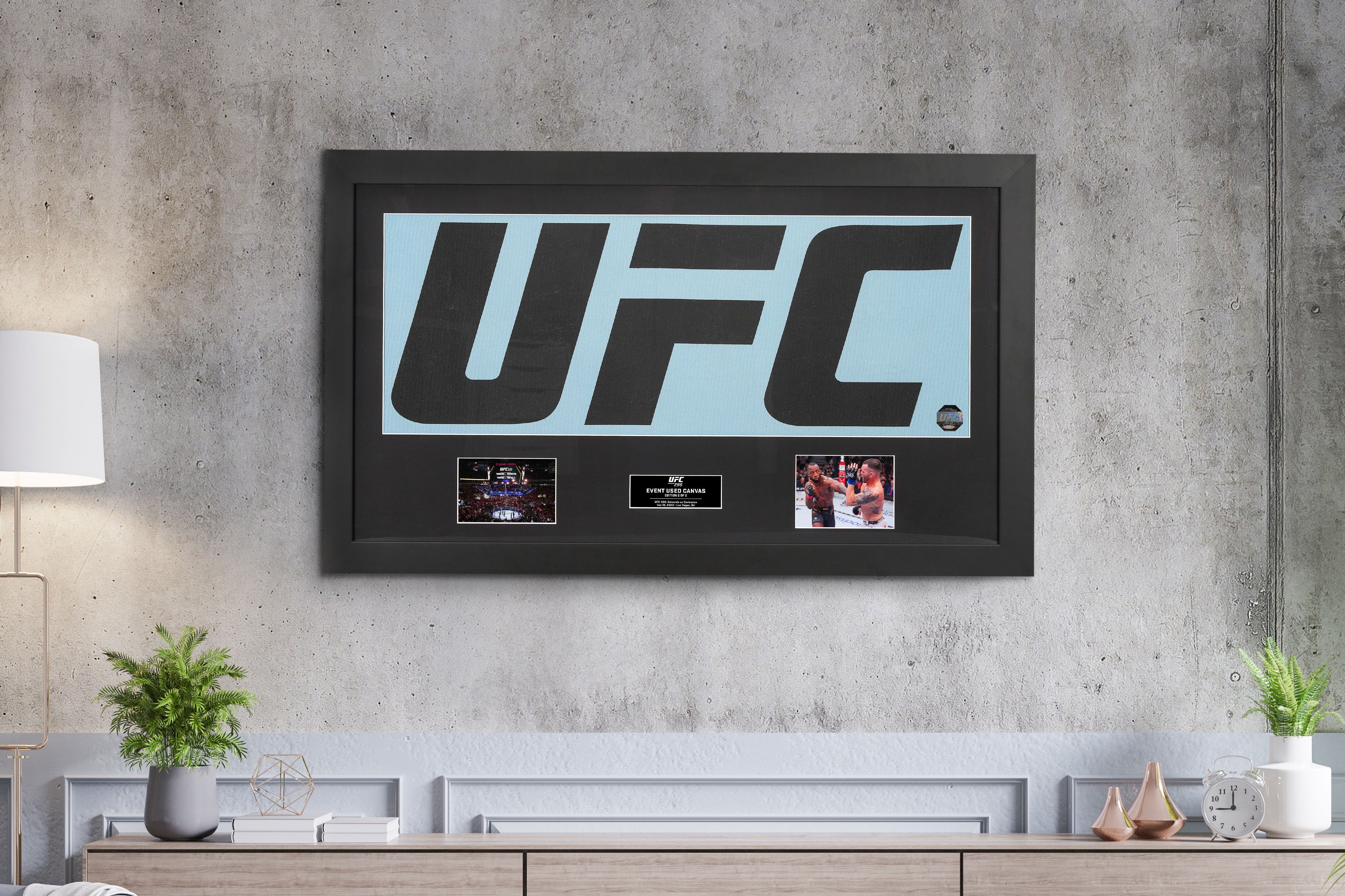 UFC 296: Edwards vs Covington UFC Logo Canvas & Photos - Edition 2