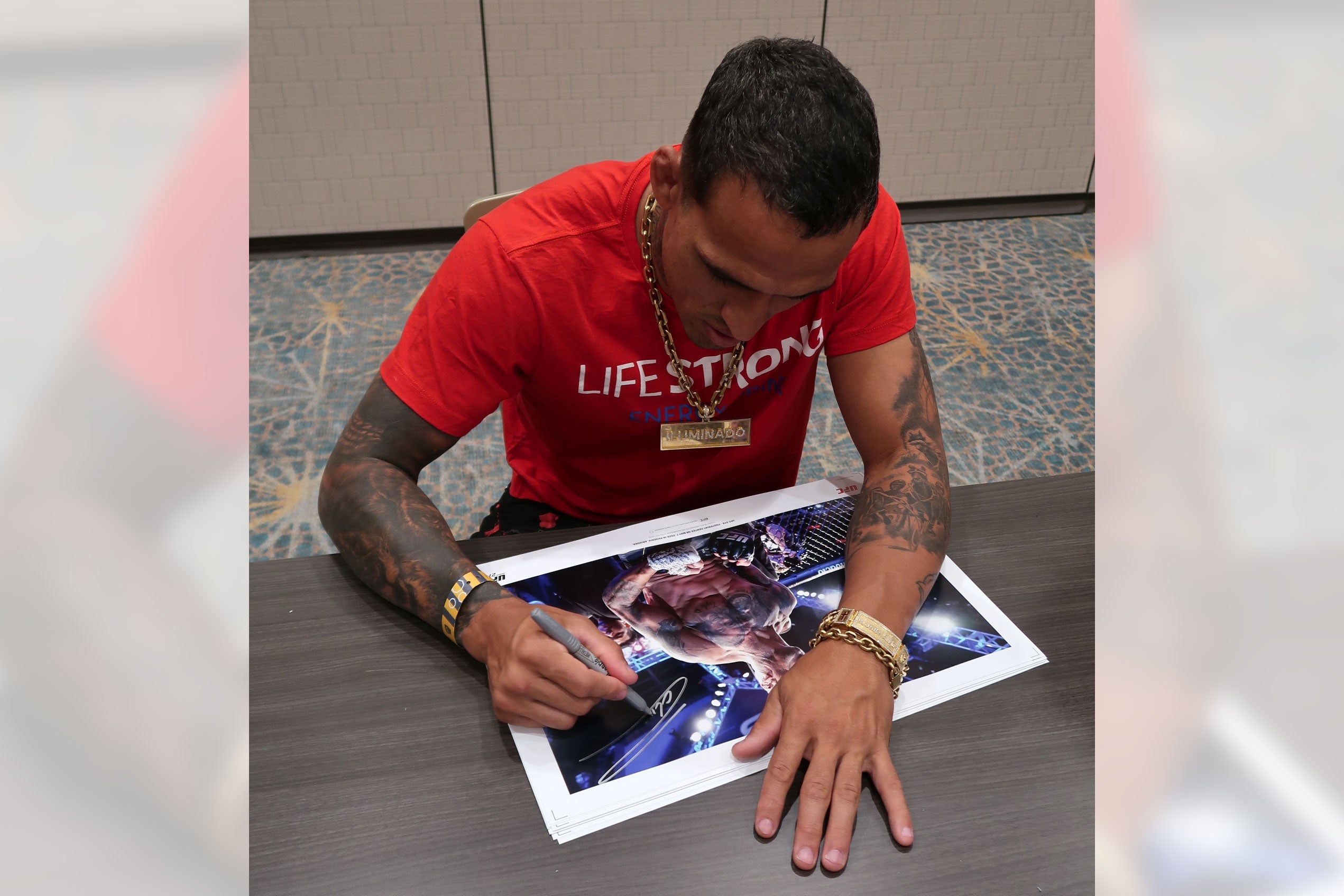 Charles Oliveira Signed Photo UFC 274