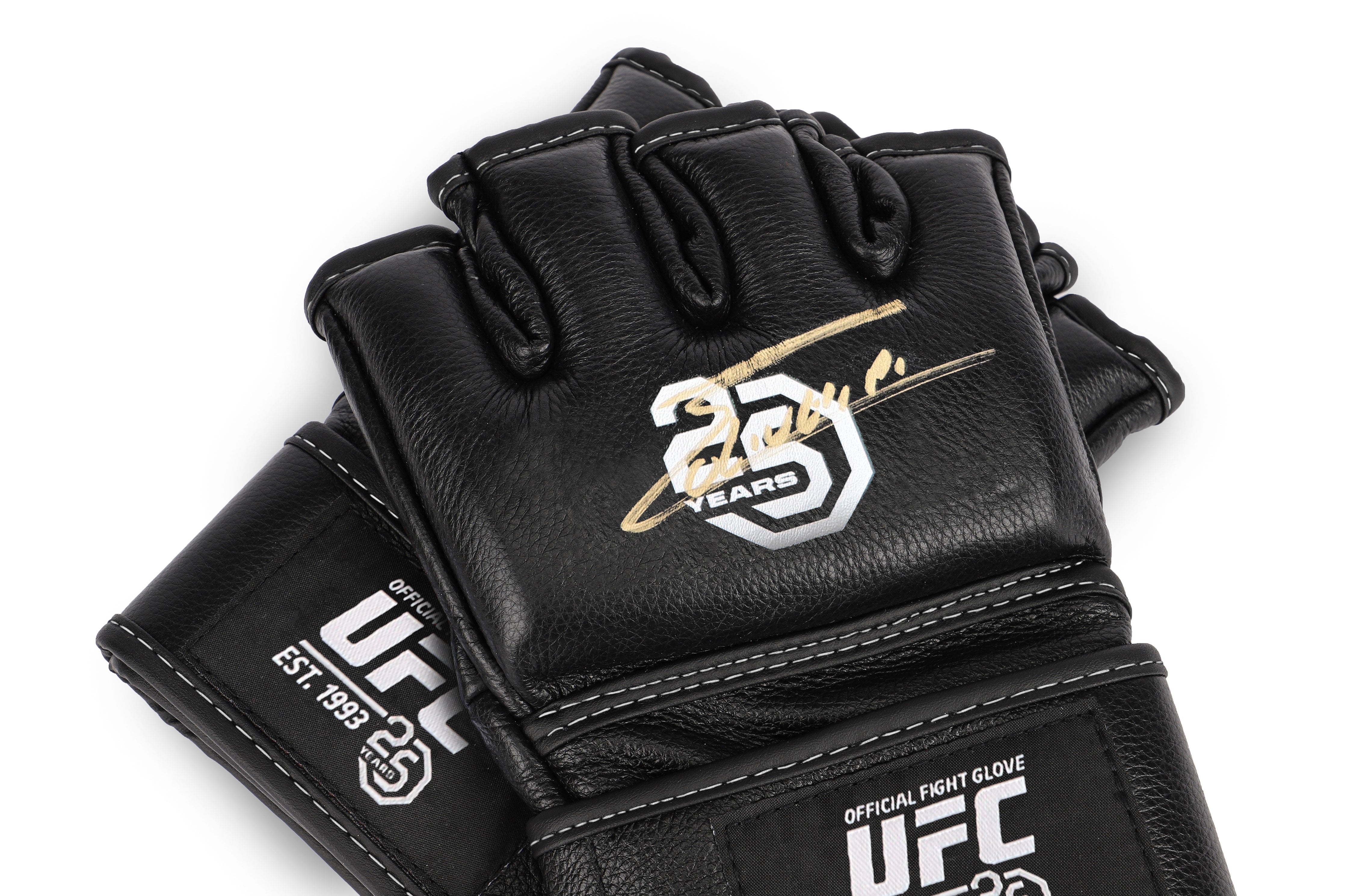 Charles Oliveria Signed Official UFC Gloves - 25th Anniversary Edition