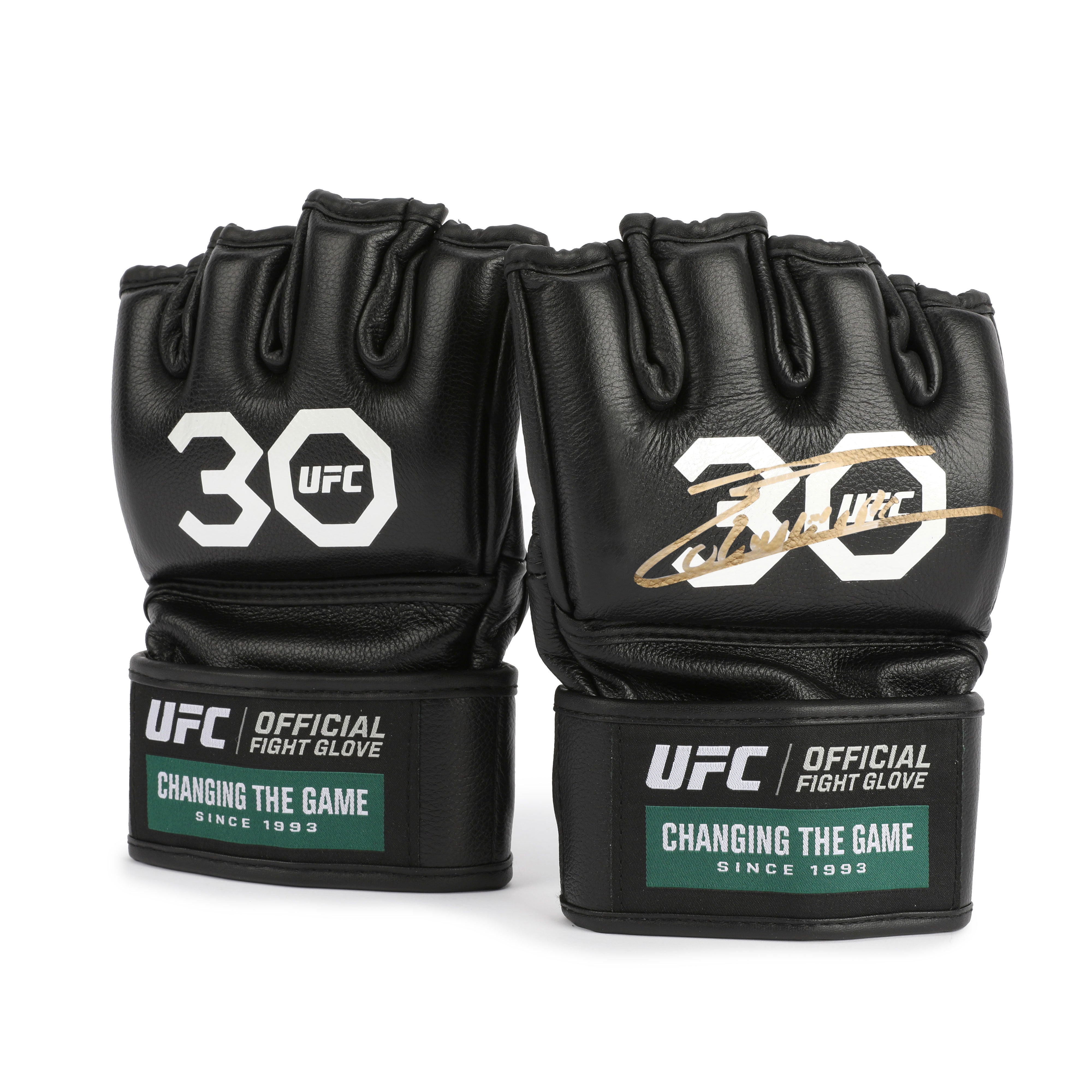 Charles Oliveria Signed Official UFC Gloves - 30th Anniversary Edition