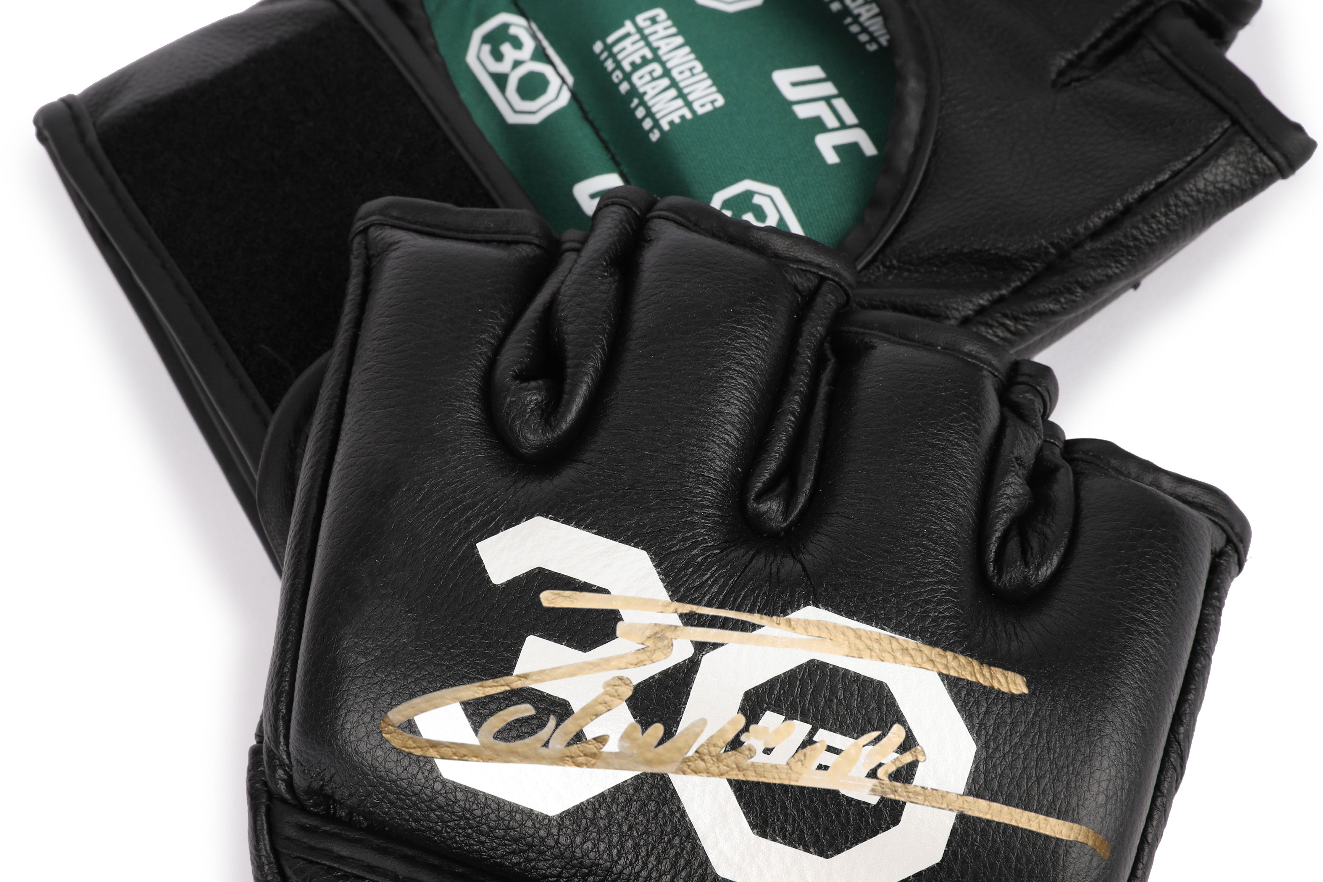 Charles Oliveria Signed Official UFC Gloves - 30th Anniversary Edition