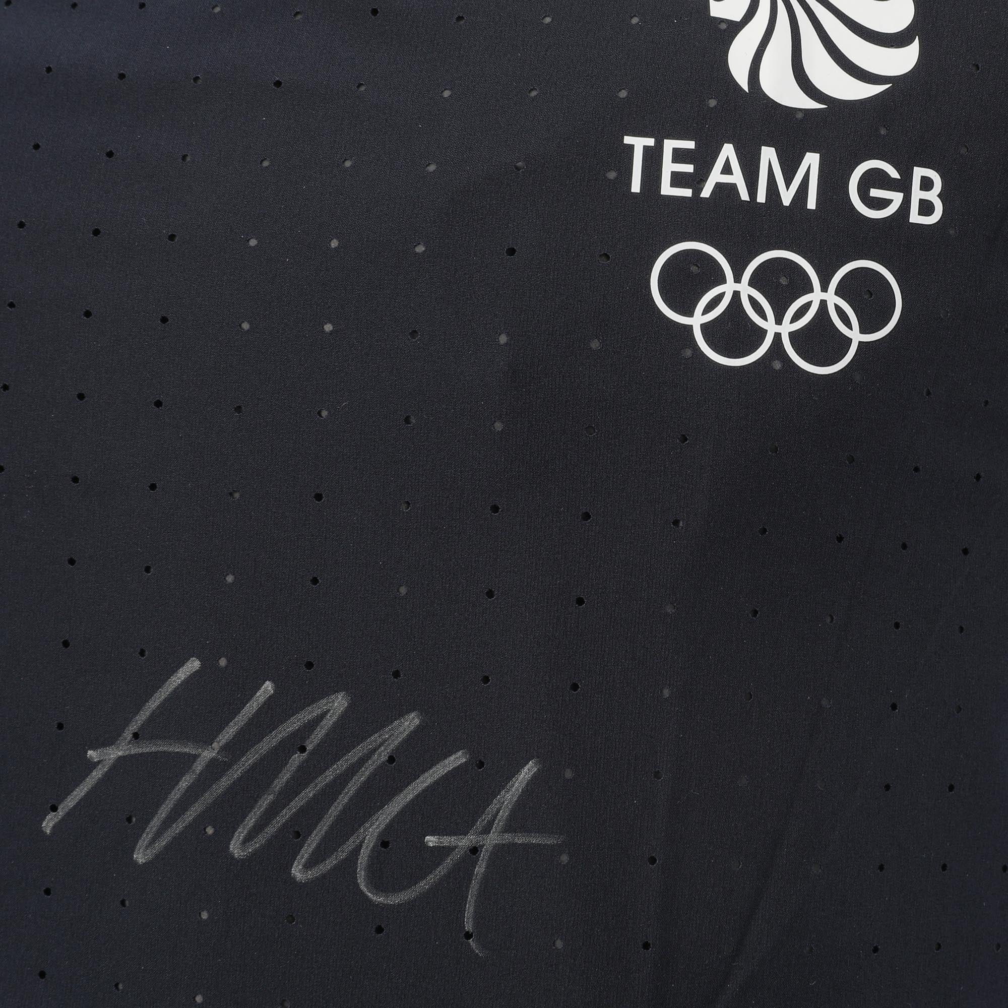 Team GB Sport Climbing Team Paris 2024 Olympic Games Signed Sport Climbing Event Athletic Vest