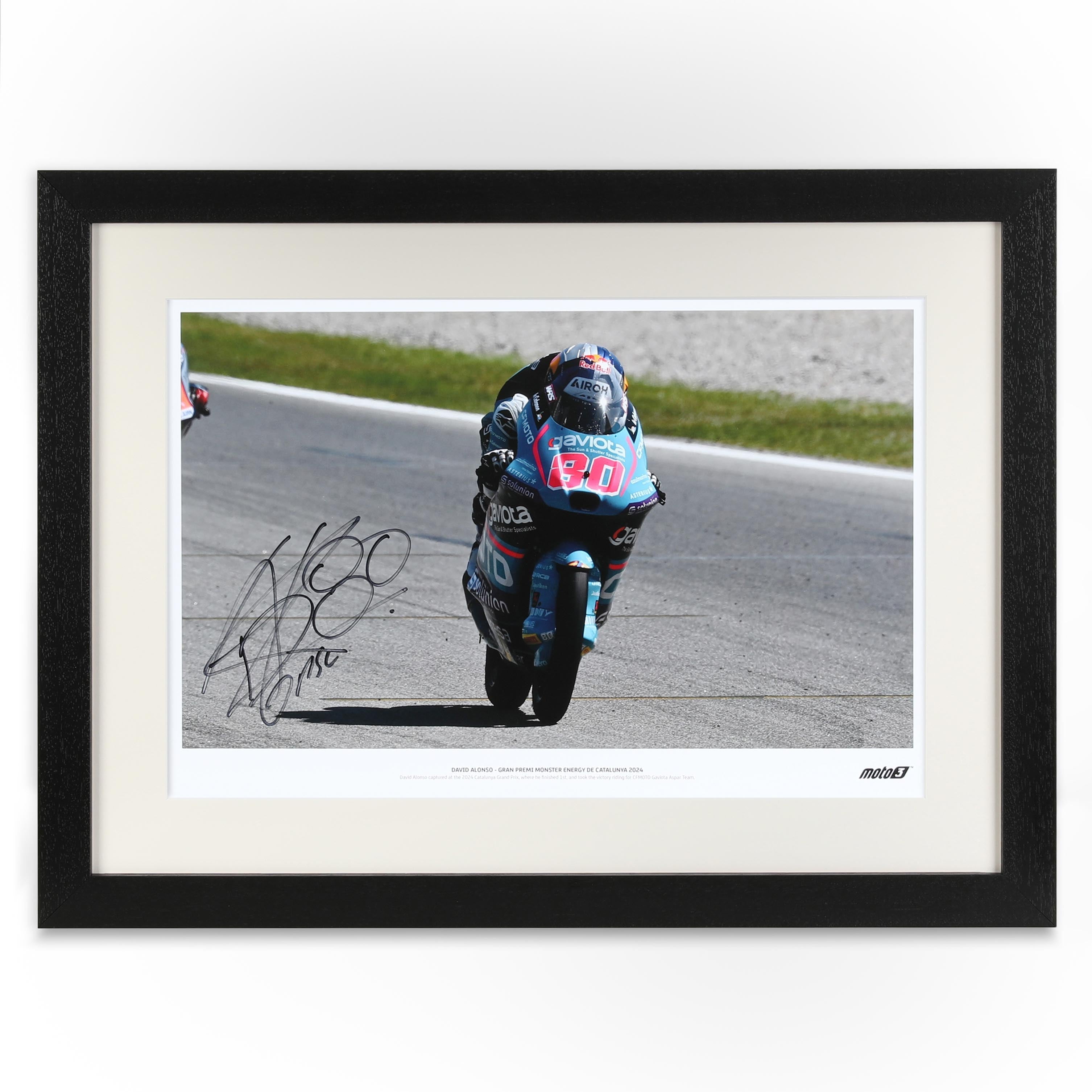 David Alonso 2024 Signed Photo - Catalan GP