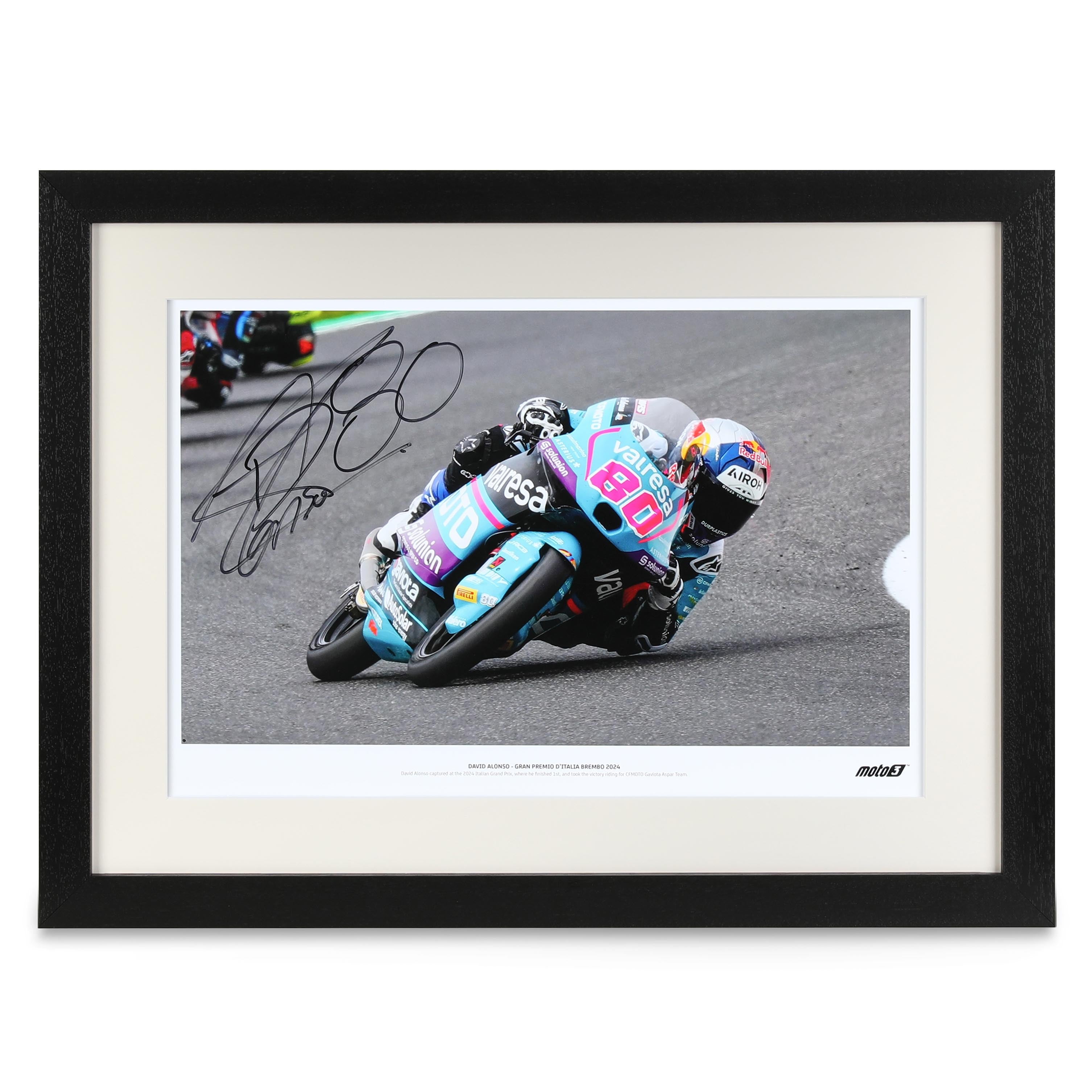 David Alonso 2024 Signed Photo - Italian GP