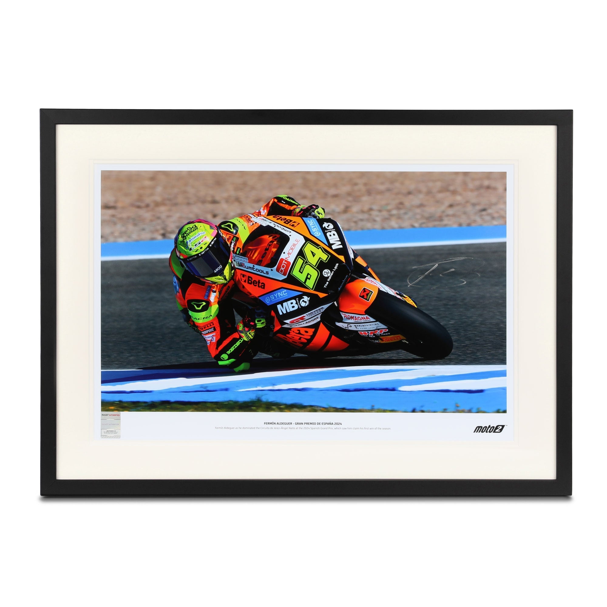 Fermin Aldeguer 2024 Signed Photo – Spanish GP