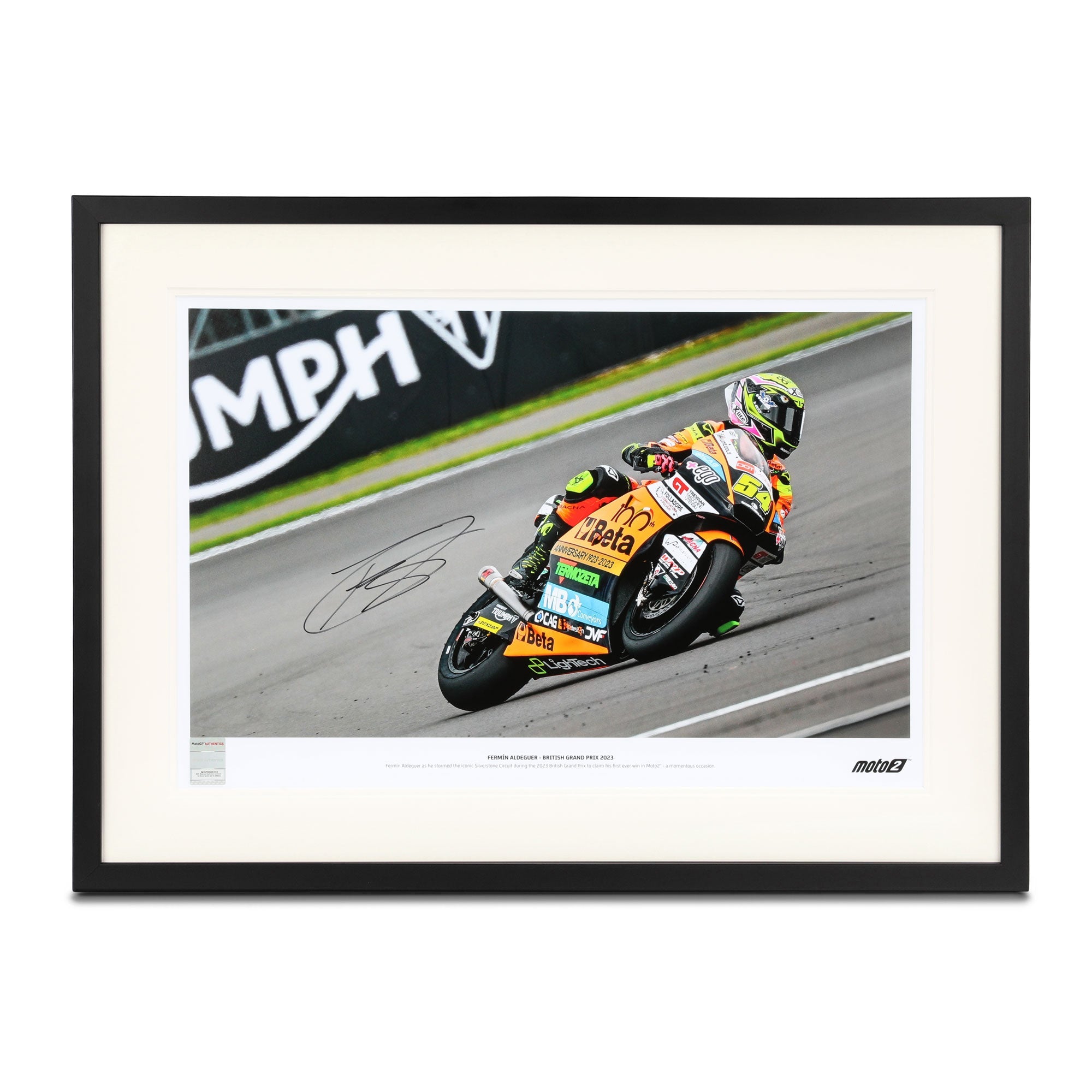 Fermin Aldeguer 2023 Signed Photo – British GP