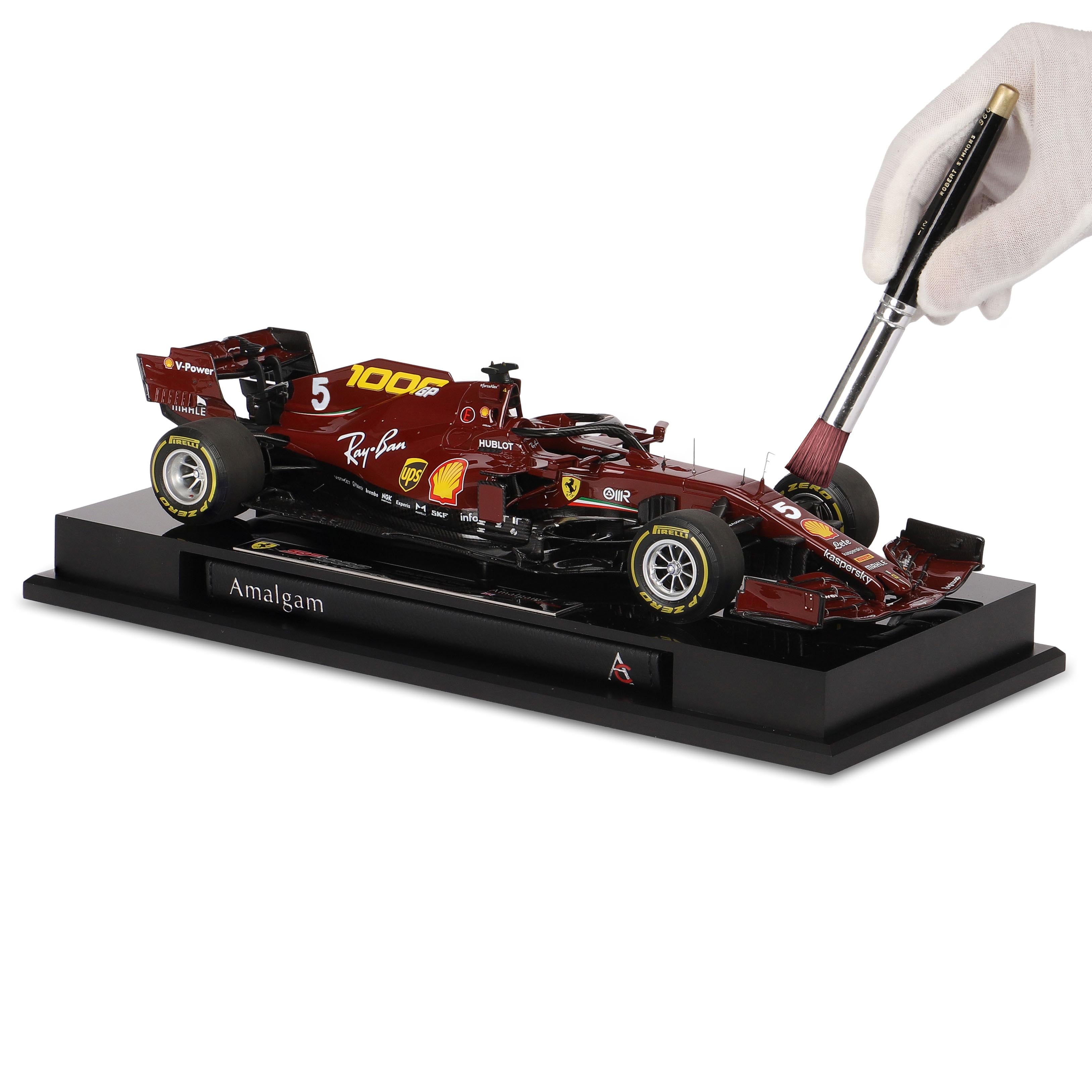 Sebastian Vettel 2020 Scuderia Ferrari SF1000 1:18 Scale Model - Ferrari 1000th GP