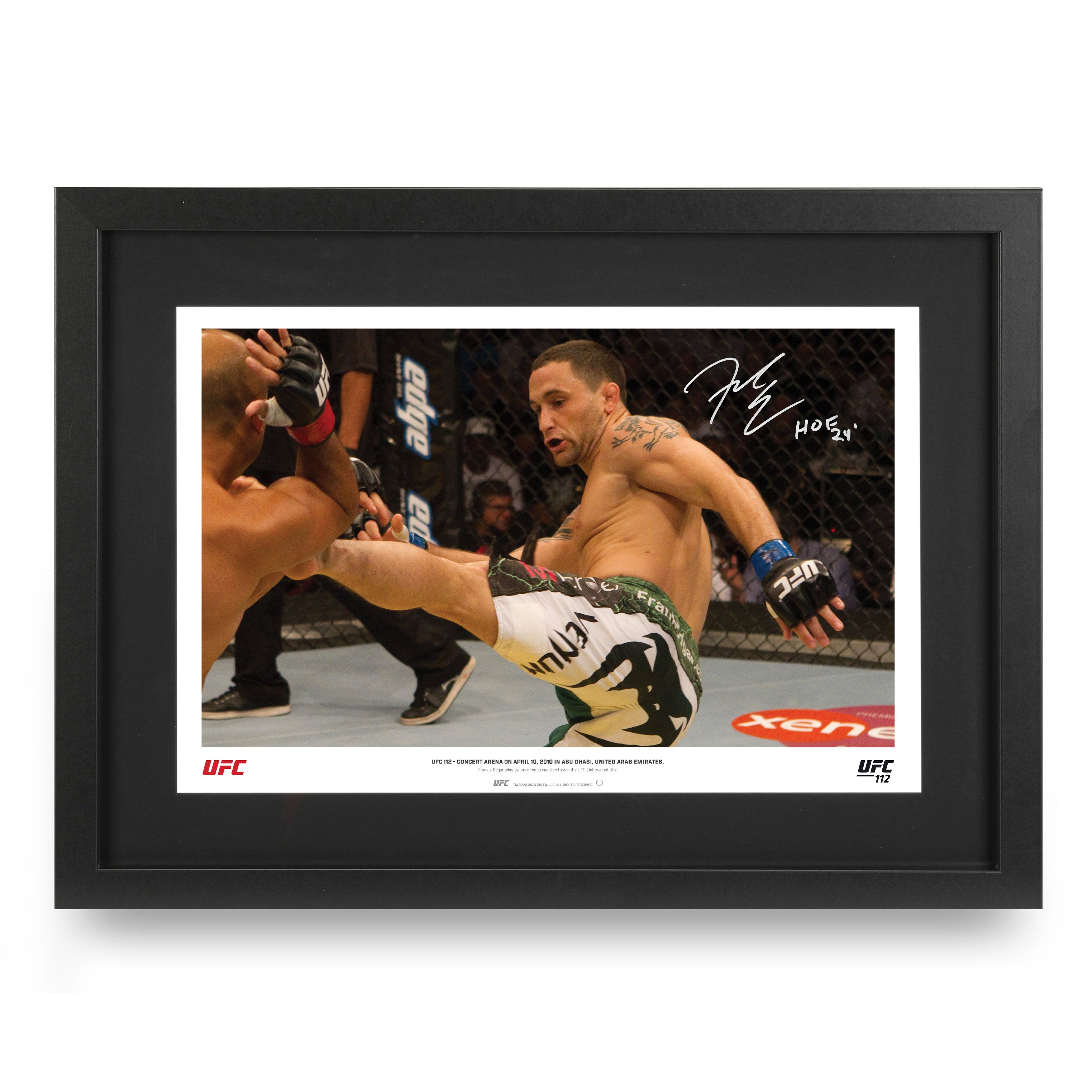 Frankie Edgar Signed Photo UFC 112