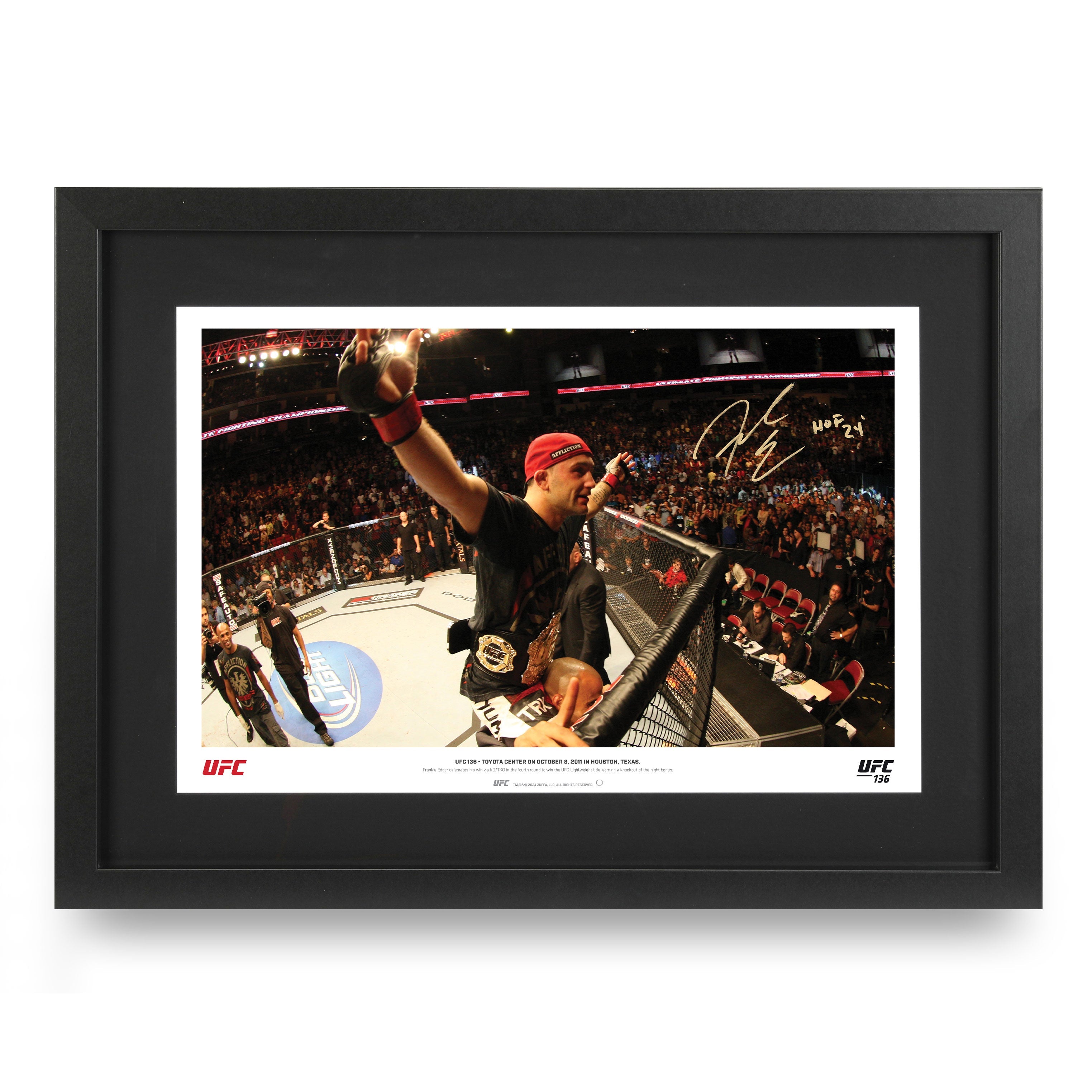 Frankie Edgar Signed Photo UFC 136