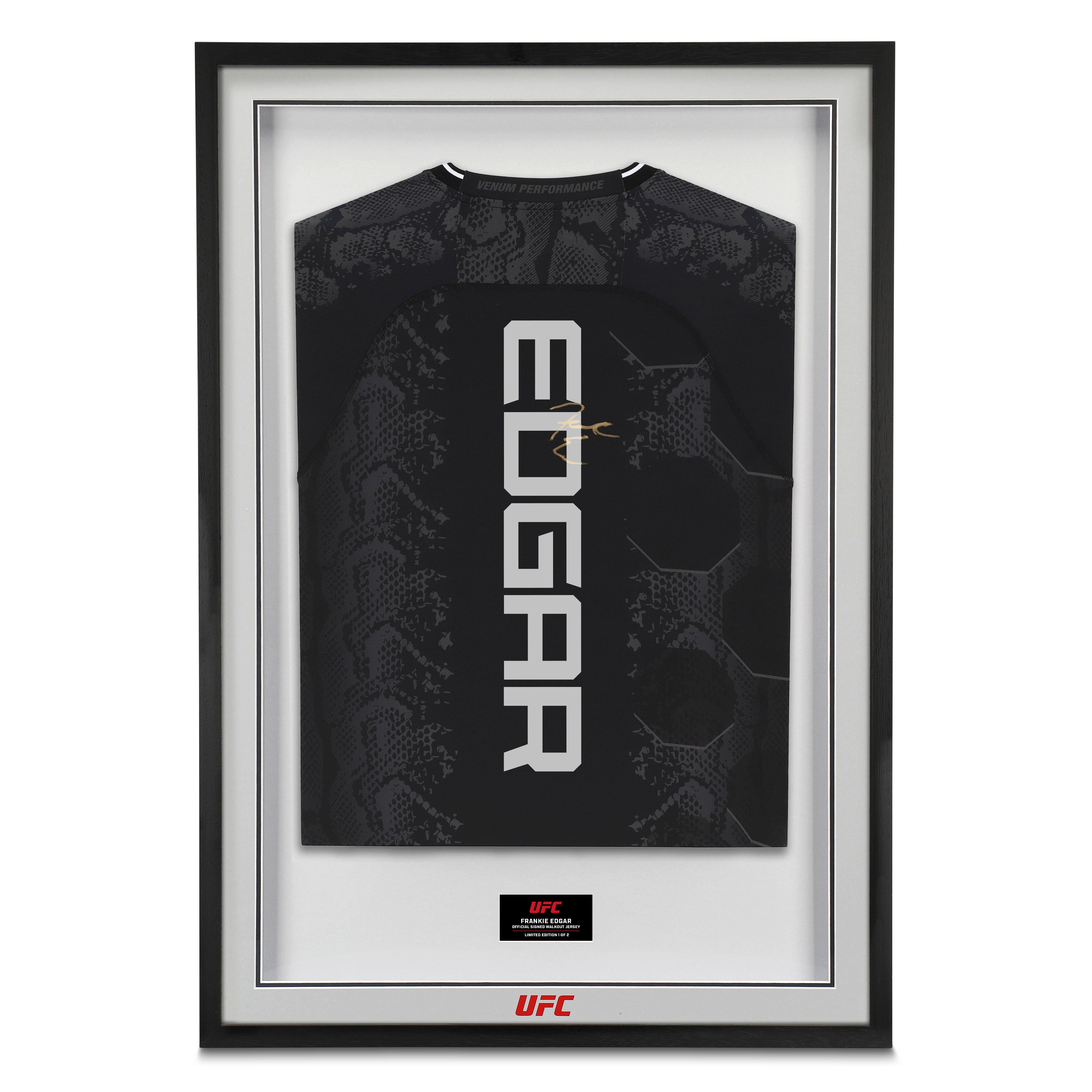 Frankie Edgar Signed Limited Edition Black Jersey