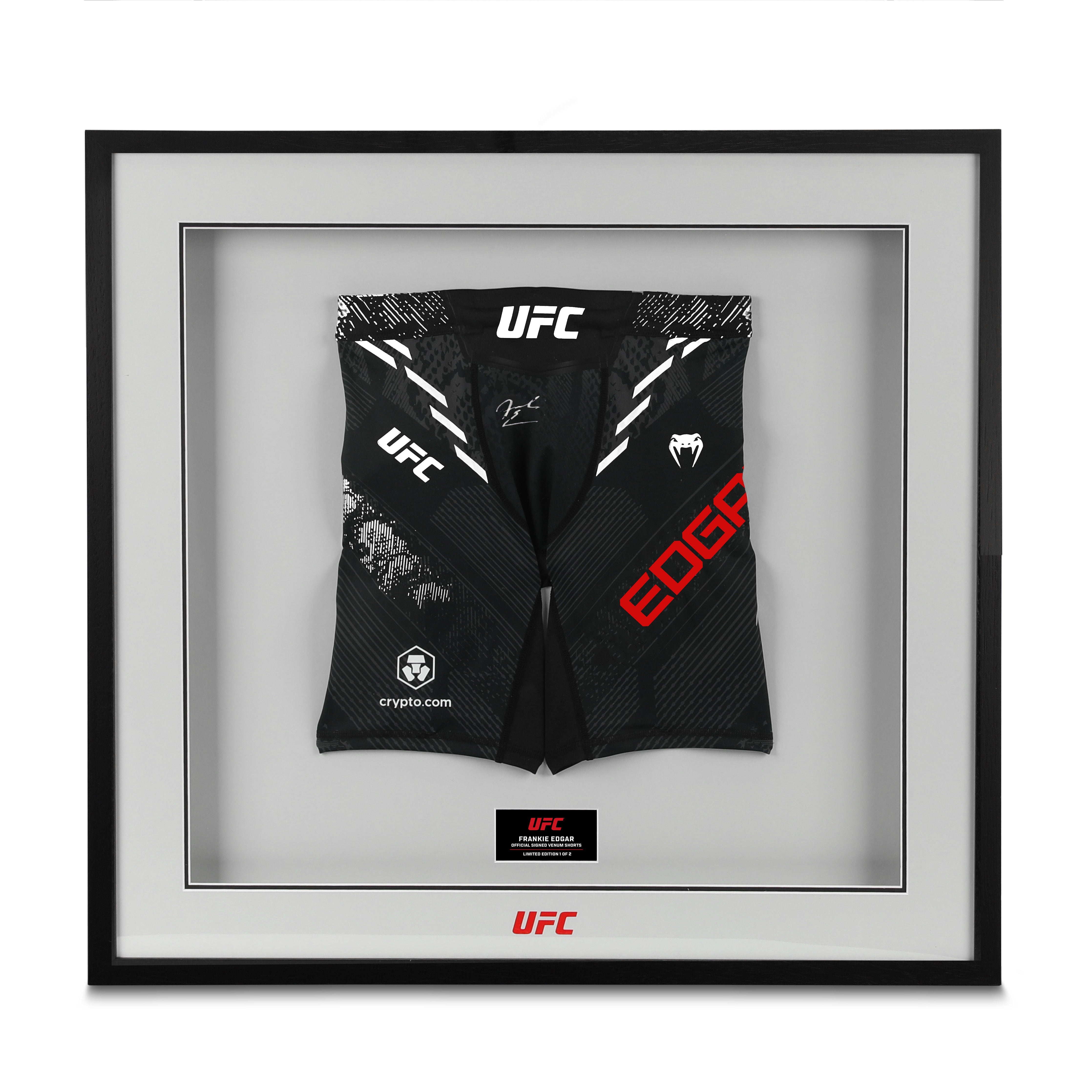 Frankie Edgar Black Venum Adrenaline Shorts