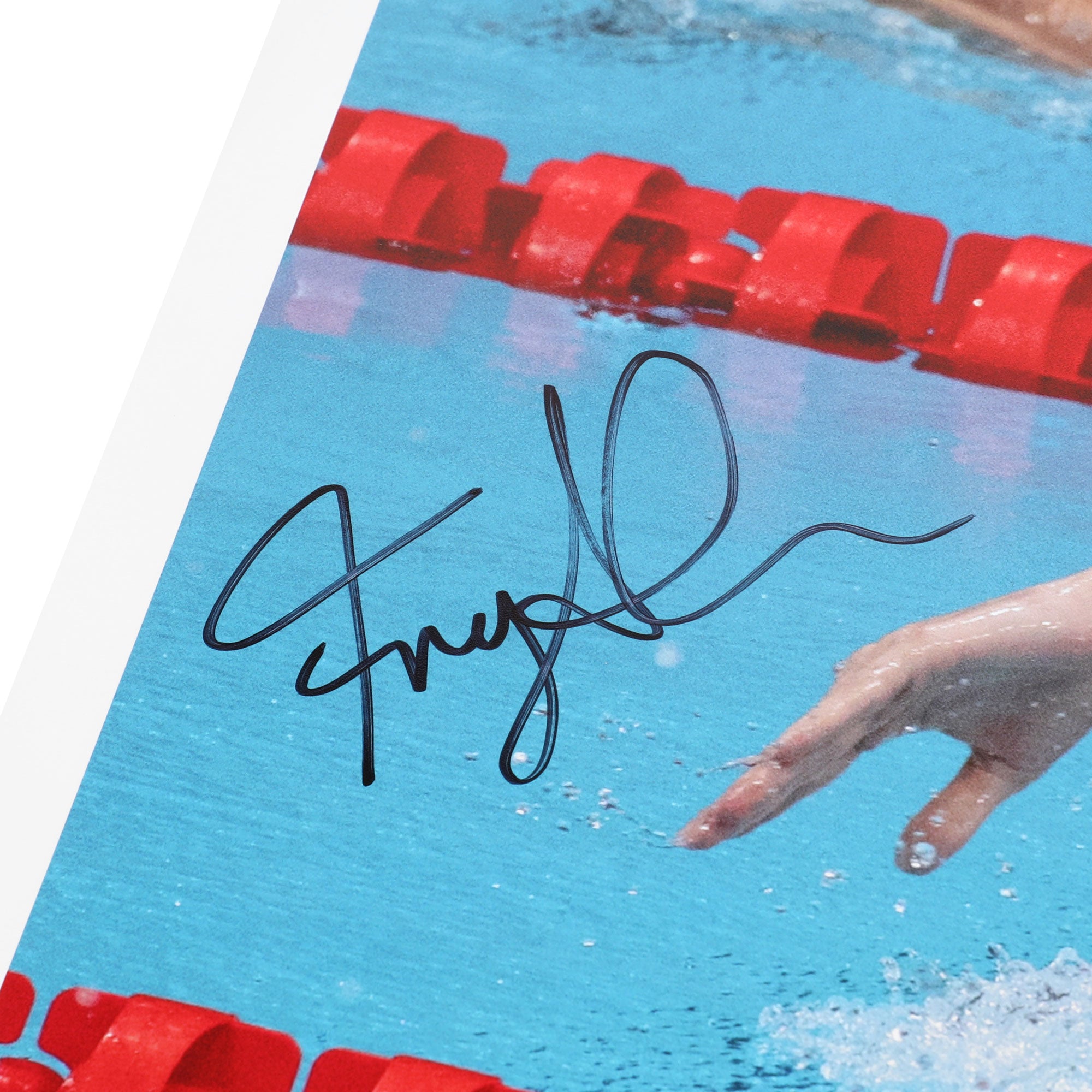 Freya Anderson 2020 Tokyo Olympic Games Signed Swimming 200m Freestyle Photo