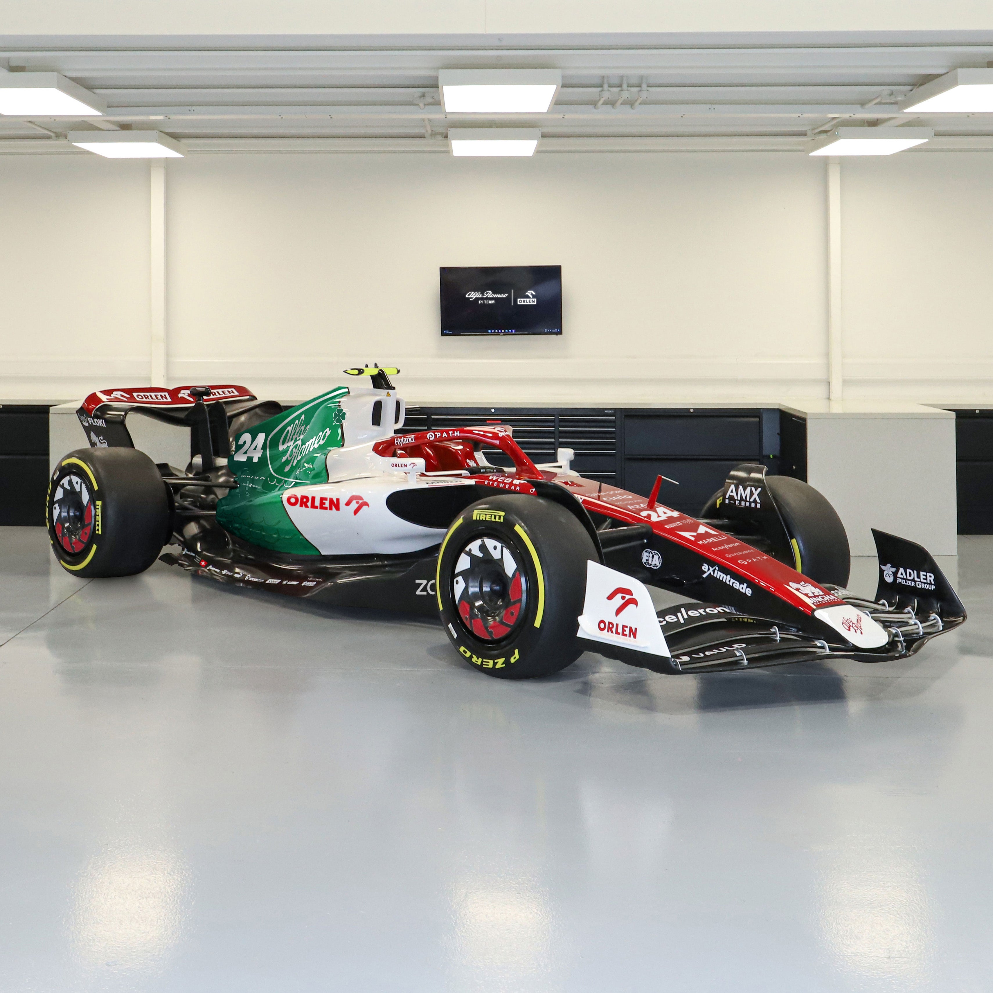 2022 Alfa Romeo F1 Team ORLEN Official Show Car Azerbaijan GP Livery