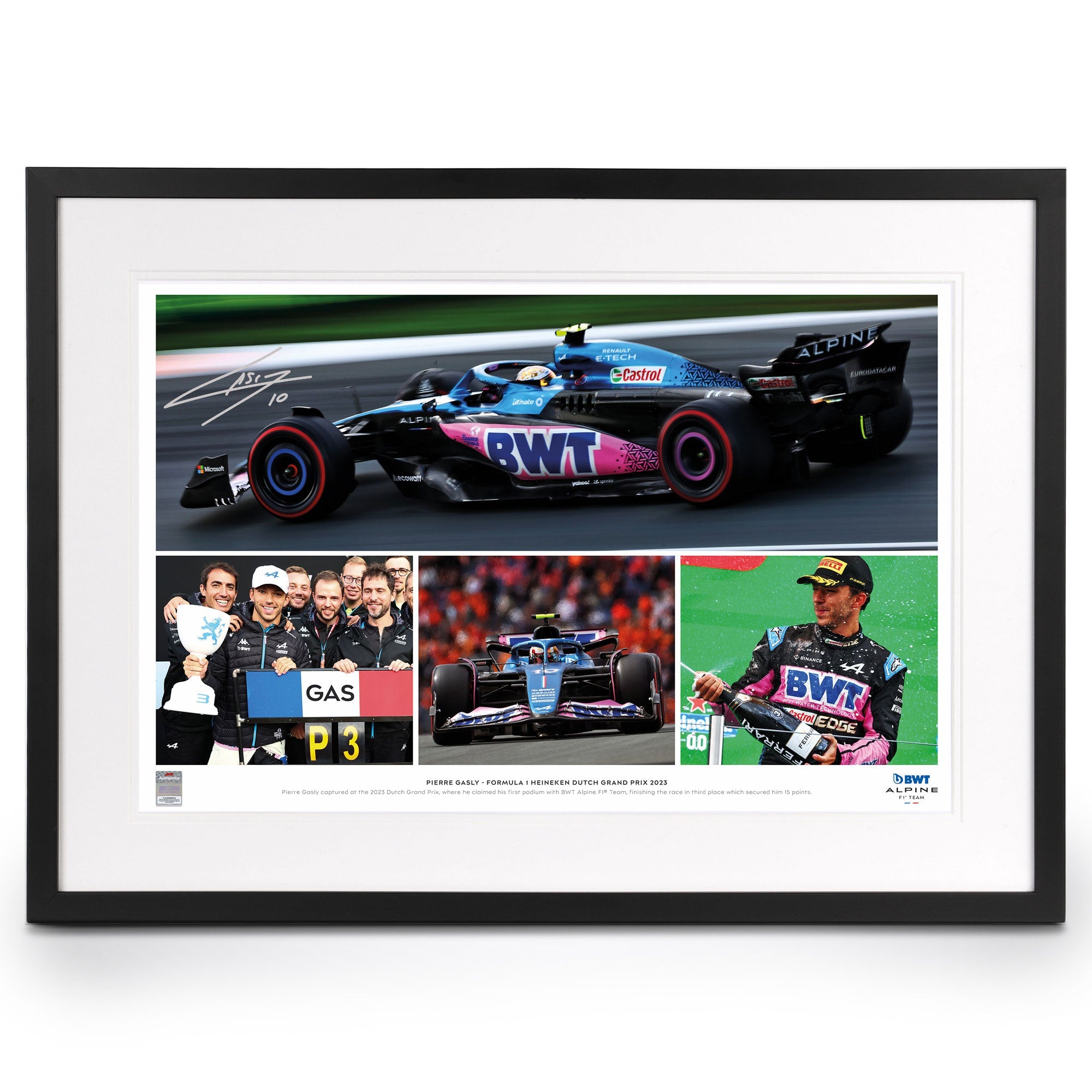 Pierre Gasly 2023 Signed Photo – Dutch GP