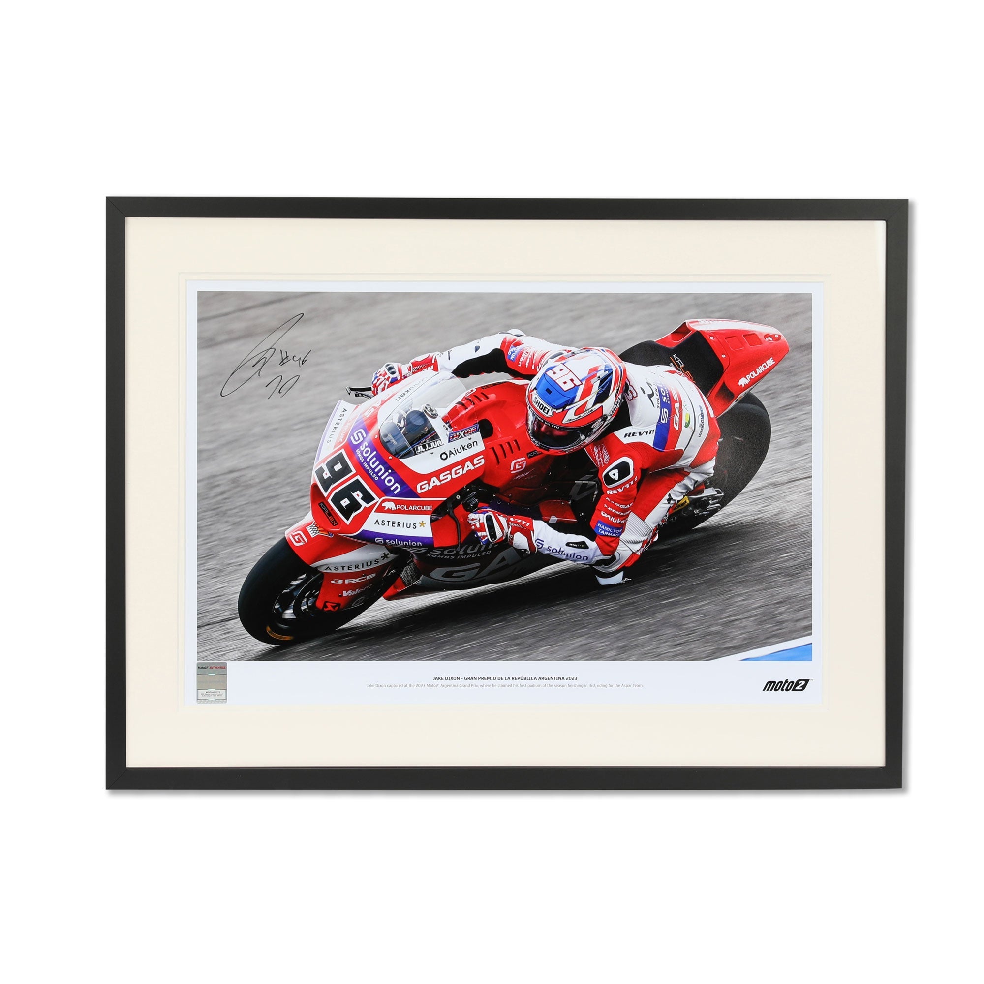 Jake Dixon 2023 Signed Photo – Argentina GP