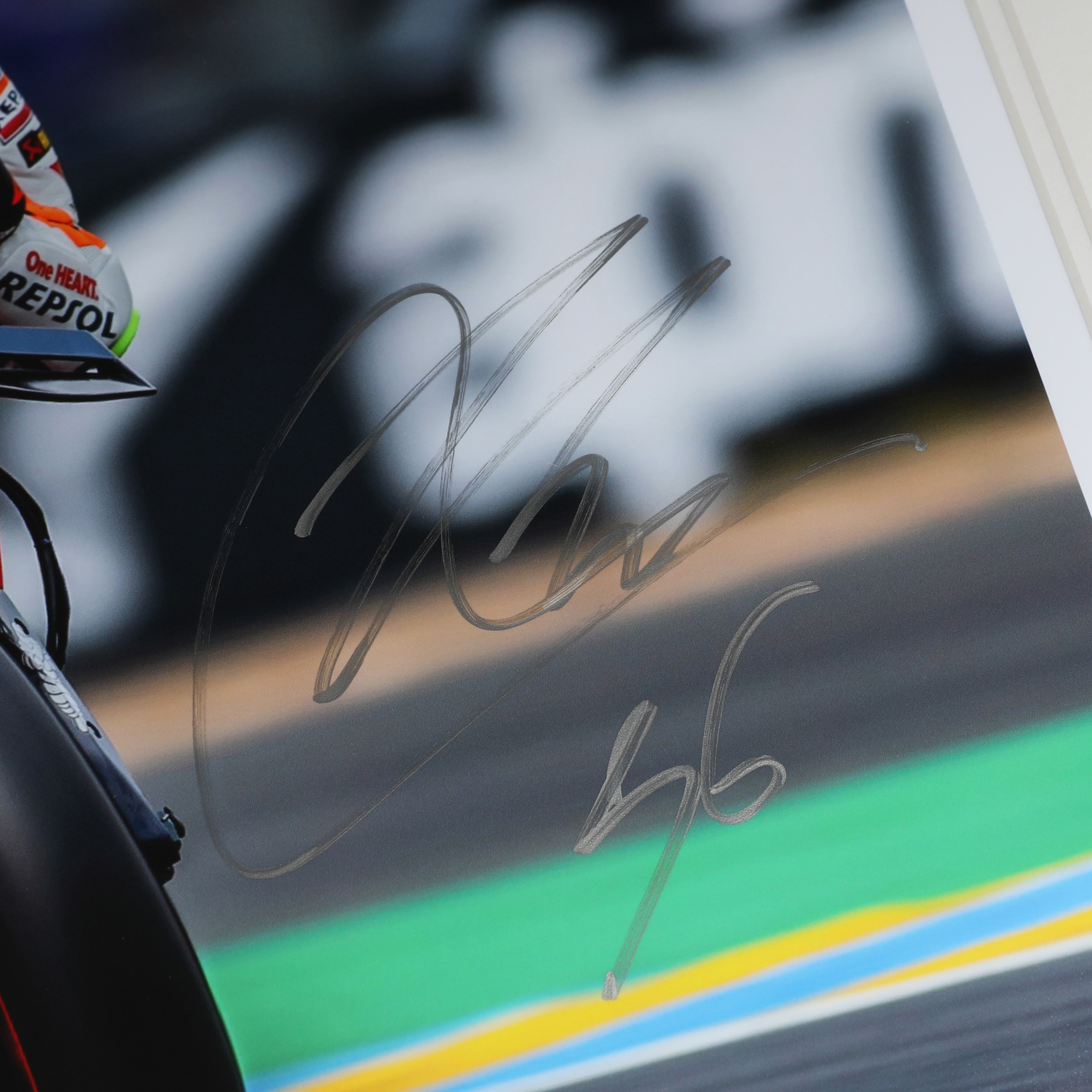 Joan Mir Signed 2023 Grand Prix de France Photo - Mirco Lazzari