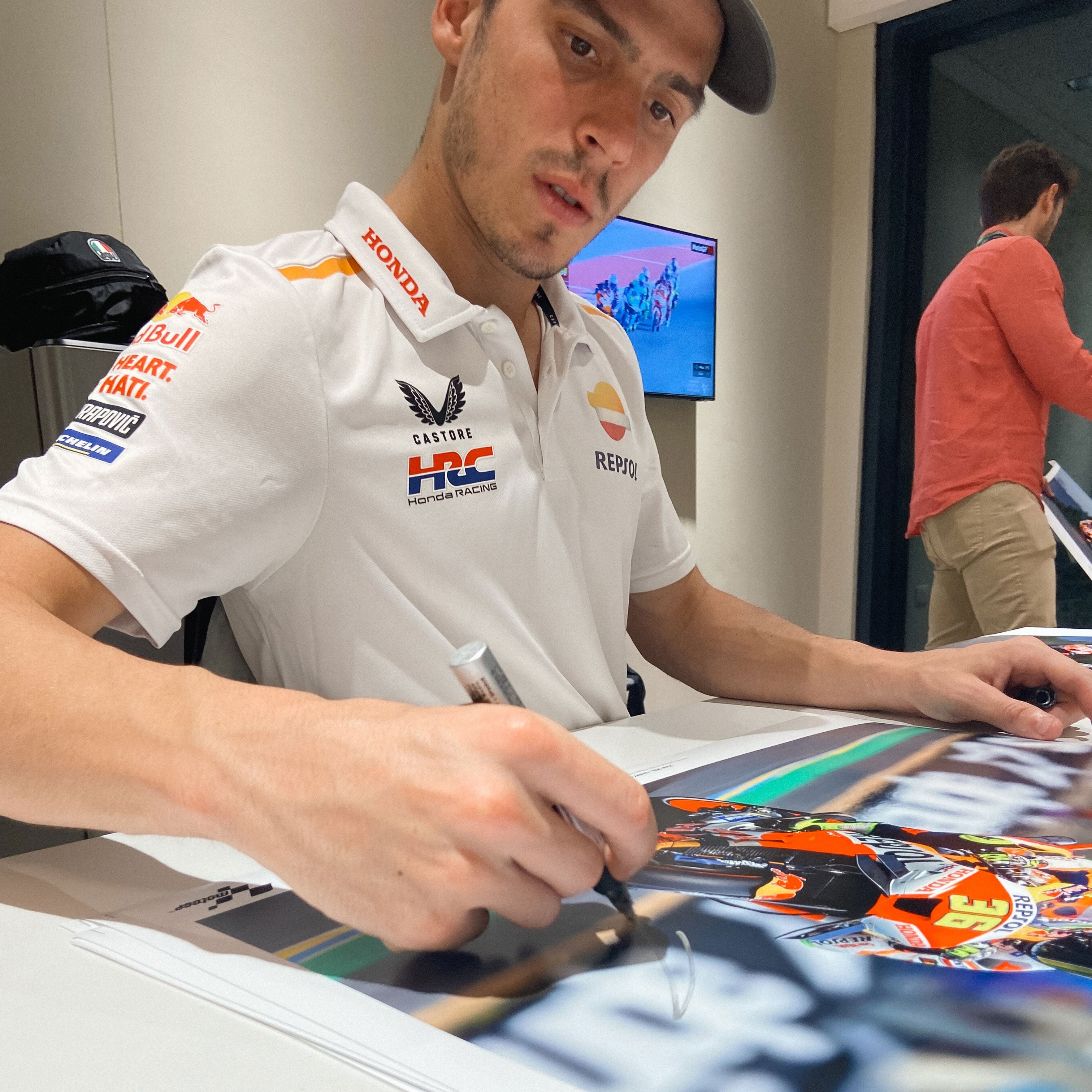 Joan Mir Signed 2023 Grand Prix de France Photo - Mirco Lazzari