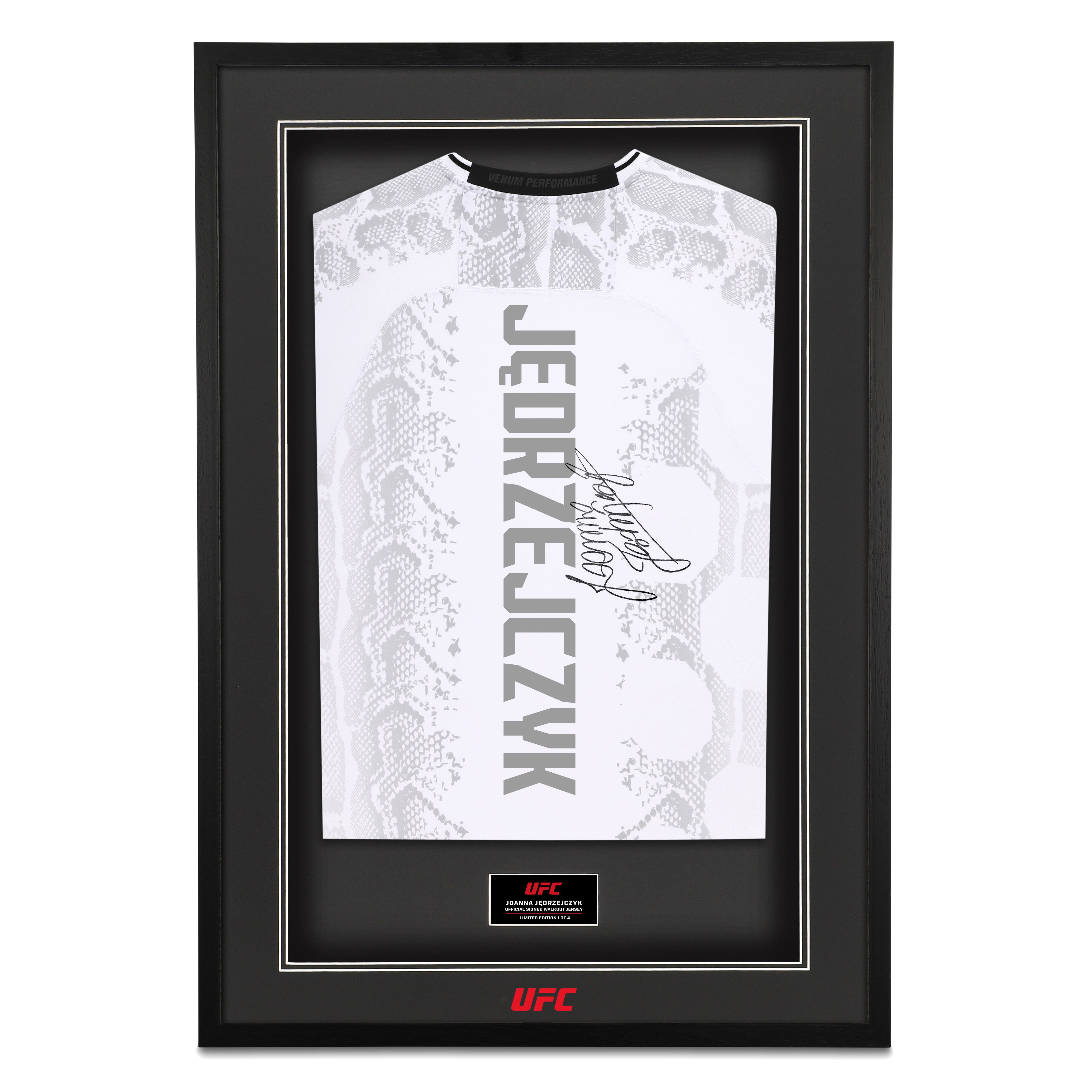 Joanna Jedrzejczyk Signed Limited Edition White Jersey