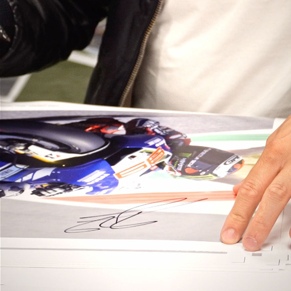 Jorge Lorenzo Signed 2013 Italian Grand Prix Photo - Mirco Lazzari