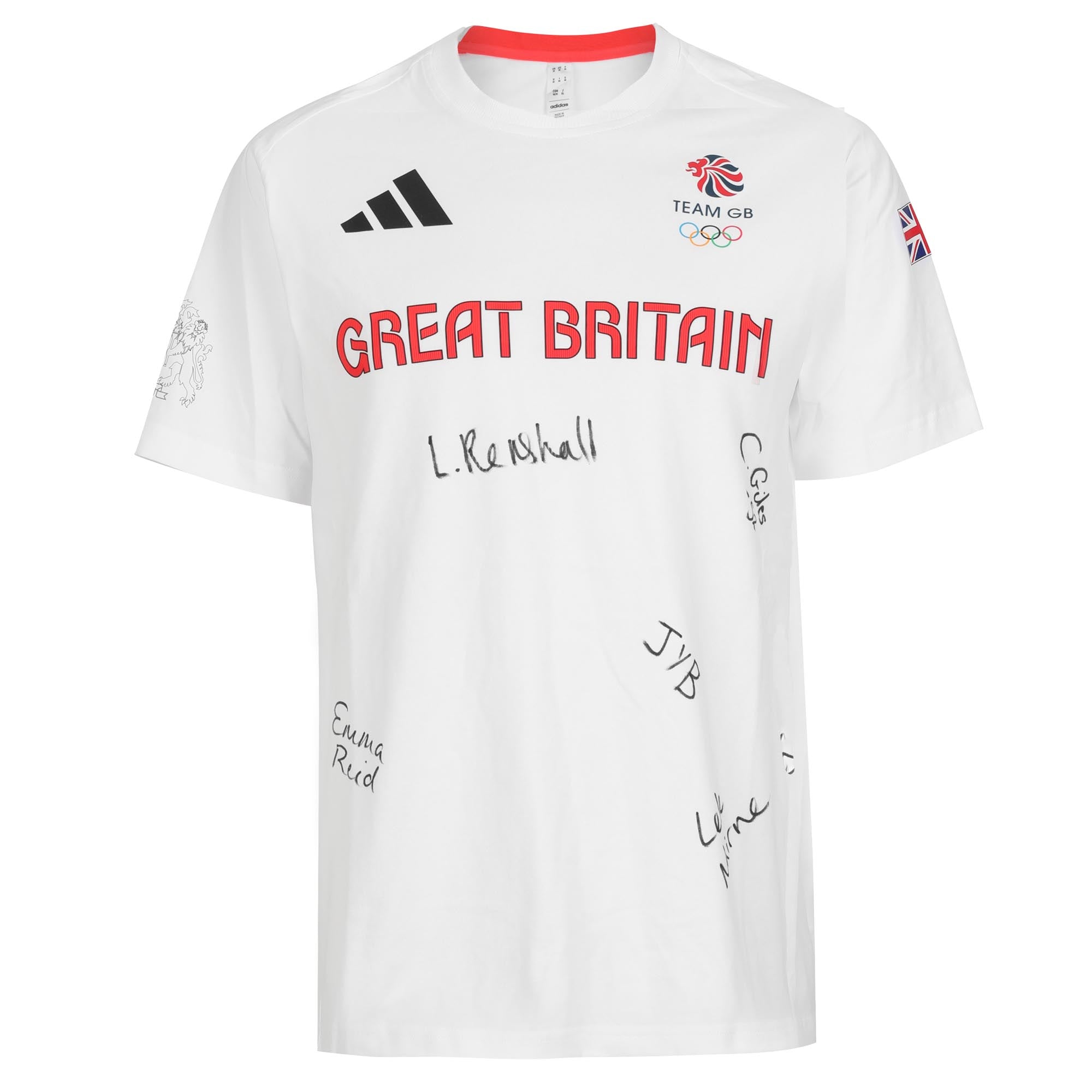 Team GB Judo Team Paris 2024 Olympic Games Signed Judo Podium T-Shirt